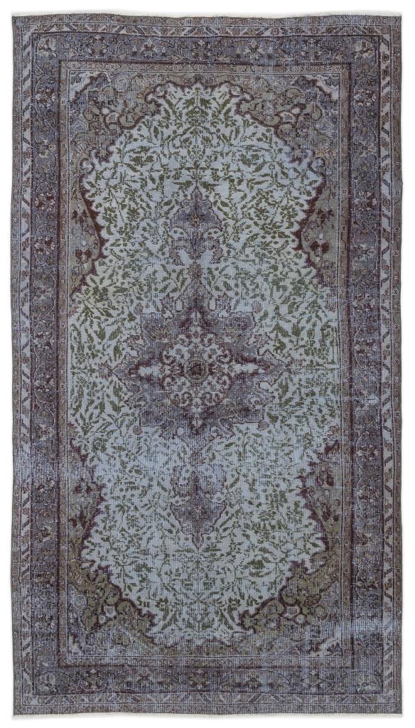 Apex Vintage Carpet Blue 13850 158 x 286 cm