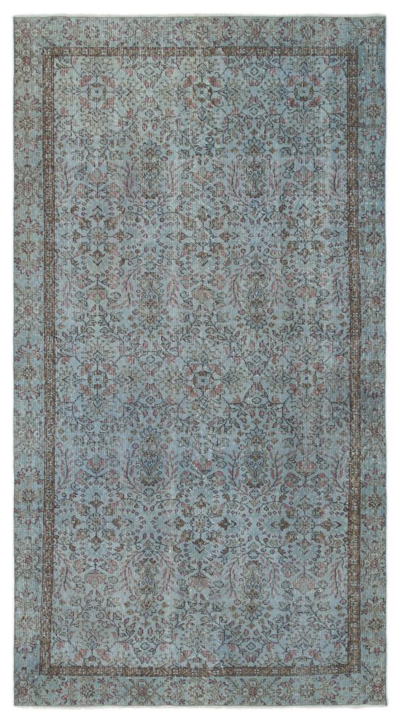 Apex Vintage Carpet Blue 19509 164 x 295 cm