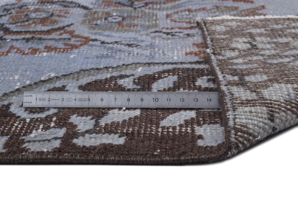 Apex Vintage Carpet Blue 8560 170 x 304 cm