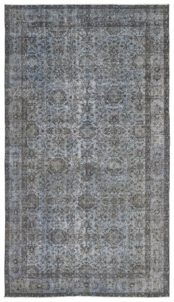 Apex Vintage Carpet Blue 9882 163 x 291 cm