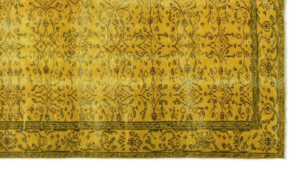 Apex Vintage Carpet Yellow 18592 169 x 302 cm