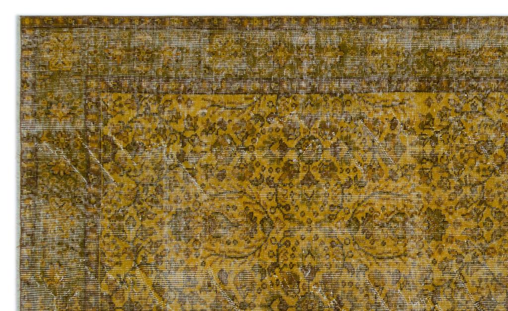 Apex Vintage Carpet Yellow 23666 166 x 272 cm