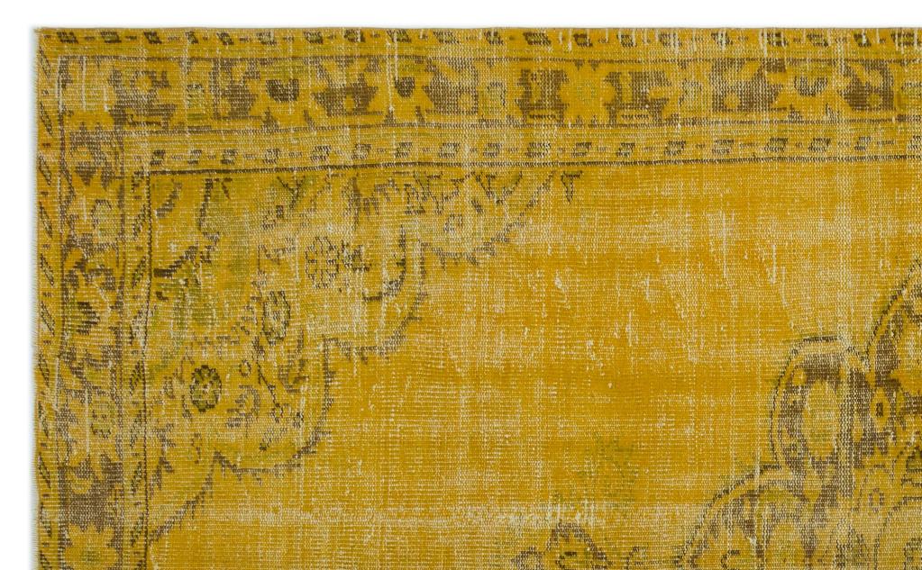 Apex Vintage Carpet Yellow 24308 176 x 285 cm