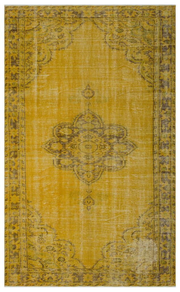 Apex Vintage Carpet Yellow 24308 176 x 285 cm