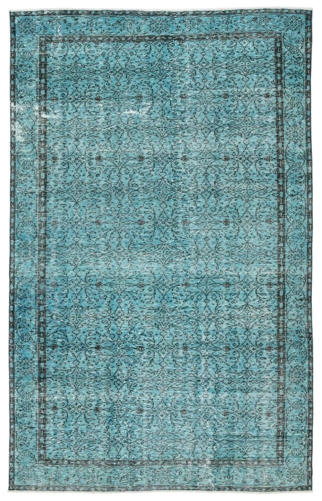 Apex Vintage Carpet Turquoise 12224 193 x 304 cm