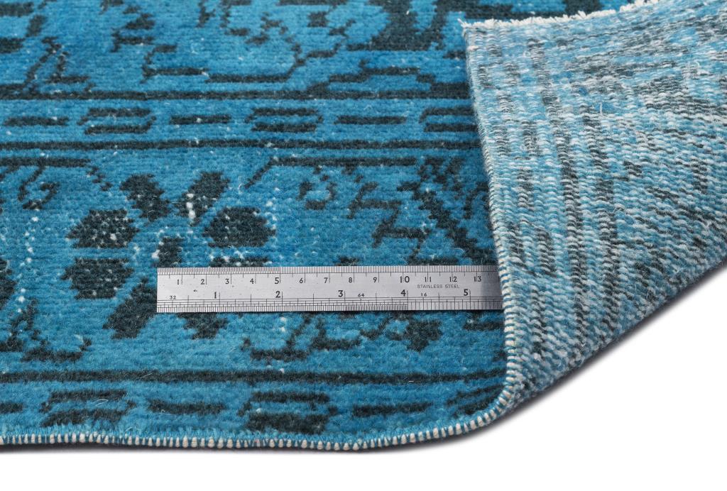 Apex Vintage Carpet Turquoise 13281 175 x 326 cm