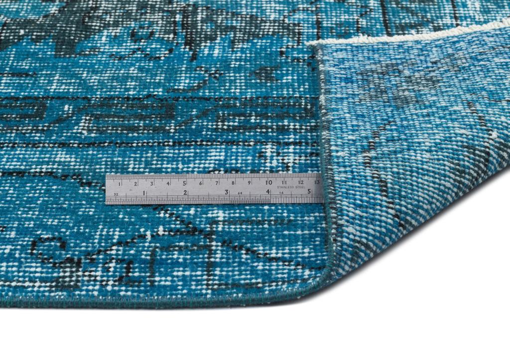 Apex Vintage Carpet Turquoise 14265 189 x 283 cm