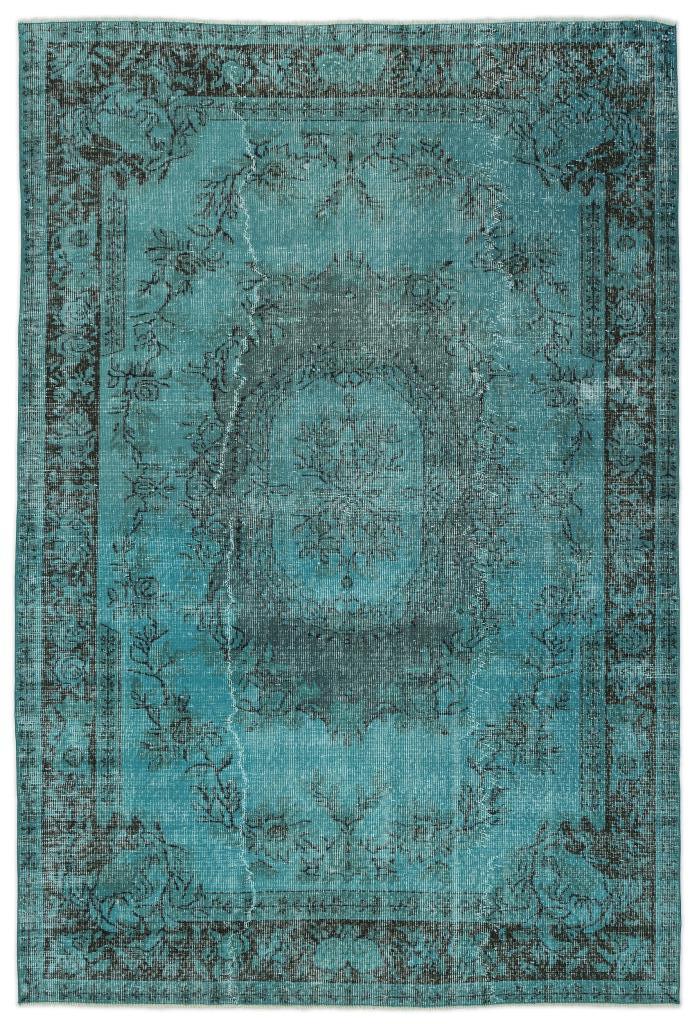 Apex Vintage Carpet Turquoise 14983 178 x 265 cm