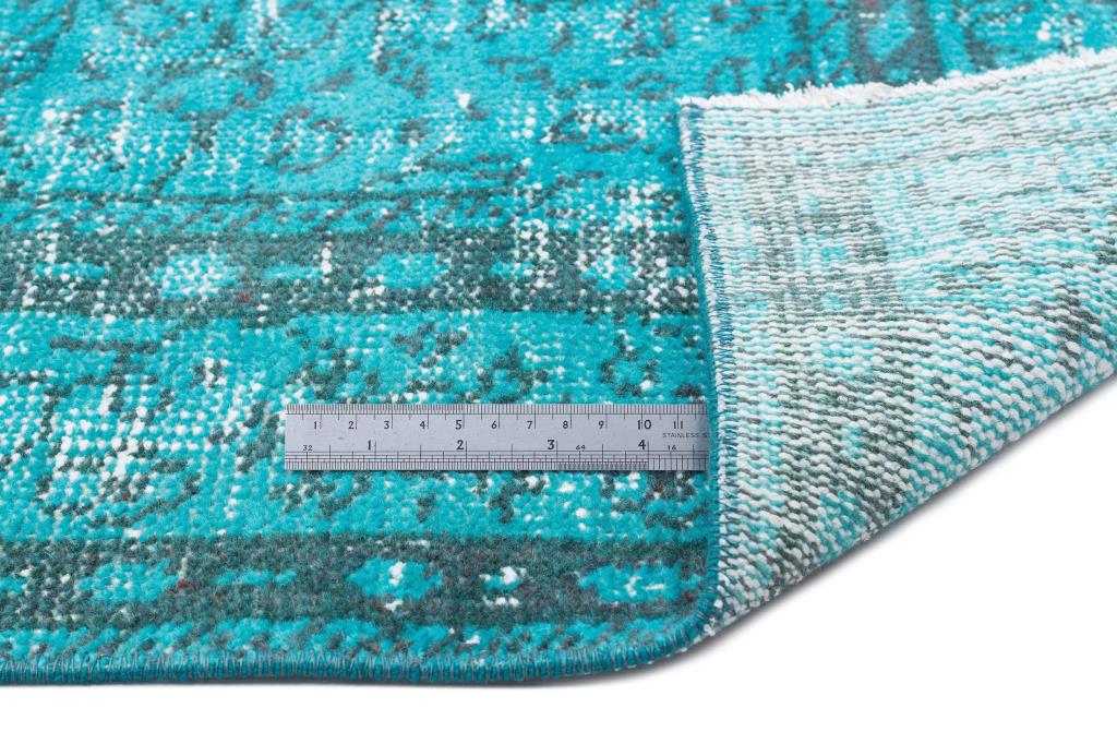 Apex Vintage Carpet Turquoise 15891 199 x 330 cm