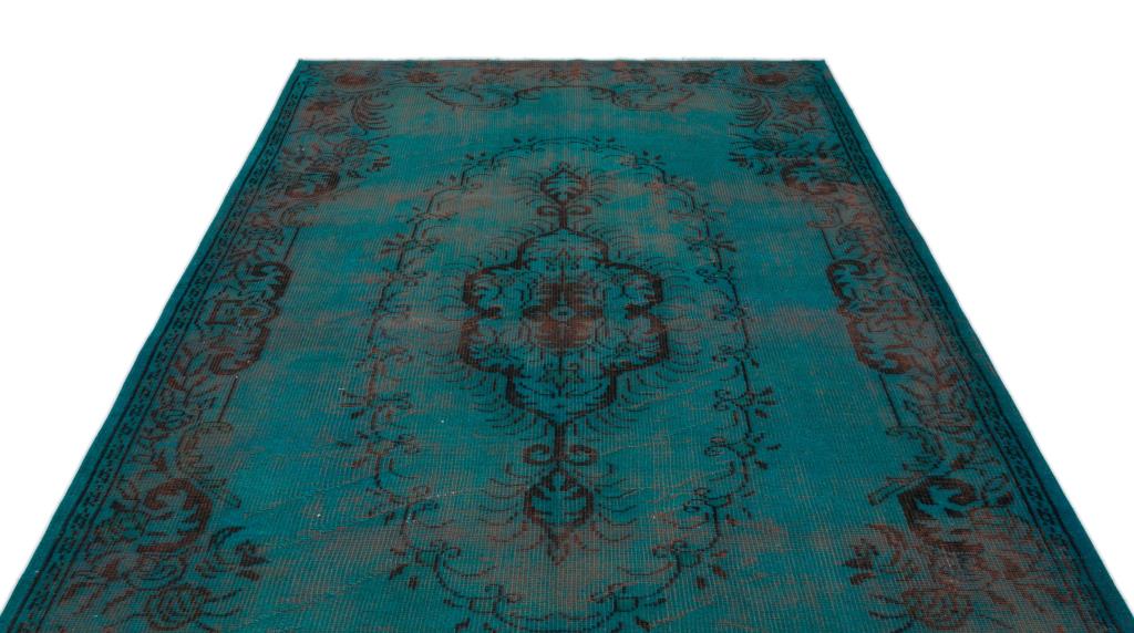 Apex Vintage Carpet Turquoise 18395 183 x 297 cm