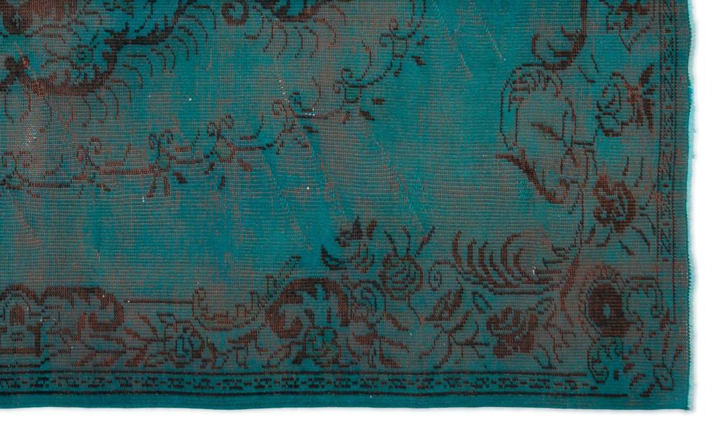 Apex Vintage Carpet Turquoise 18395 183 x 297 cm