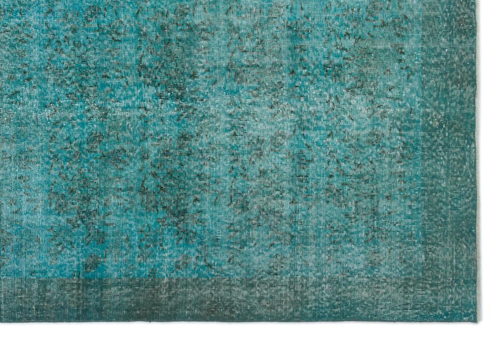 Apex Vintage Carpet Turquoise 18689 210 x 307 cm