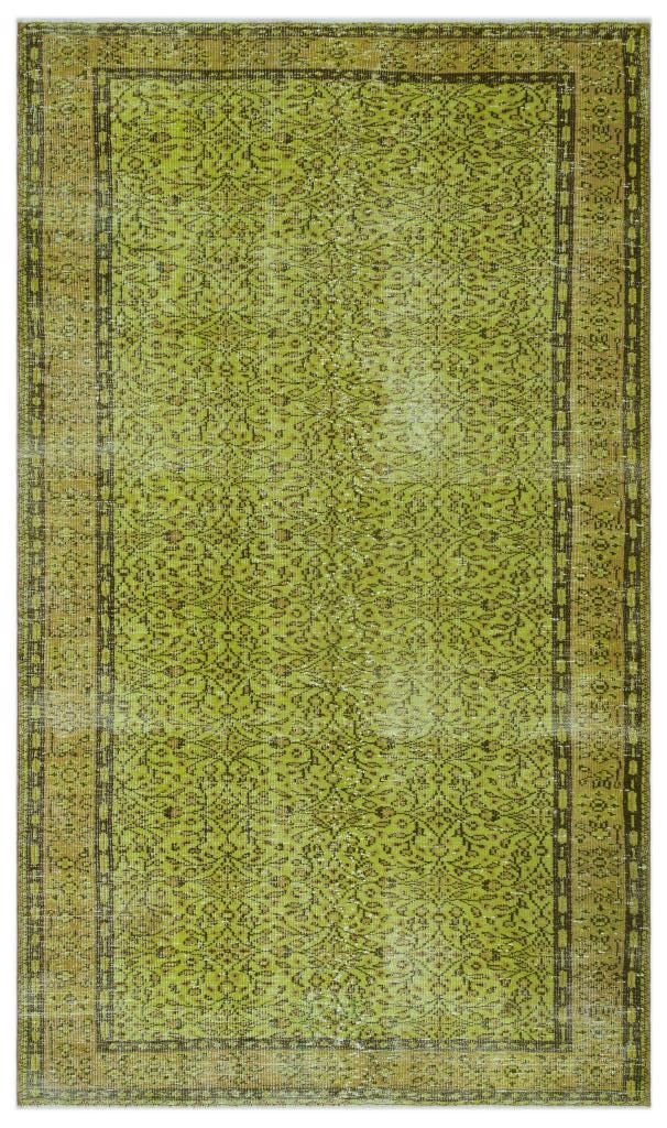 Apex Vintage Carpet Green 24237 163 x 278 cm