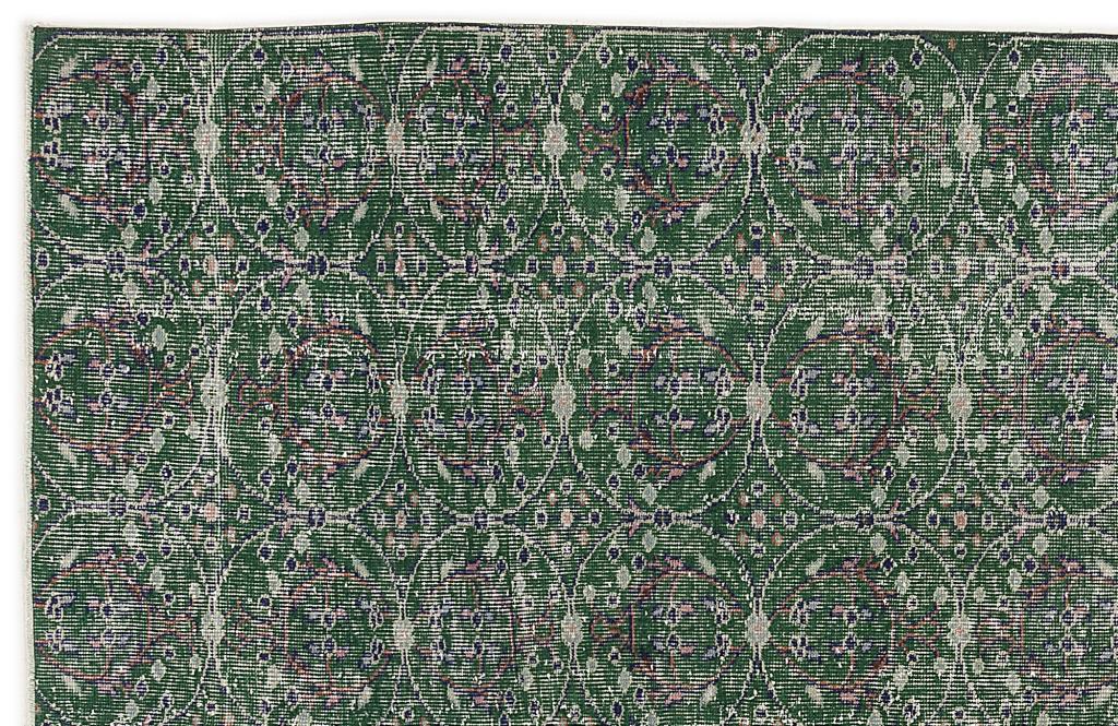 Apex Vintage Carpet Green 7633 172 x 272 cm