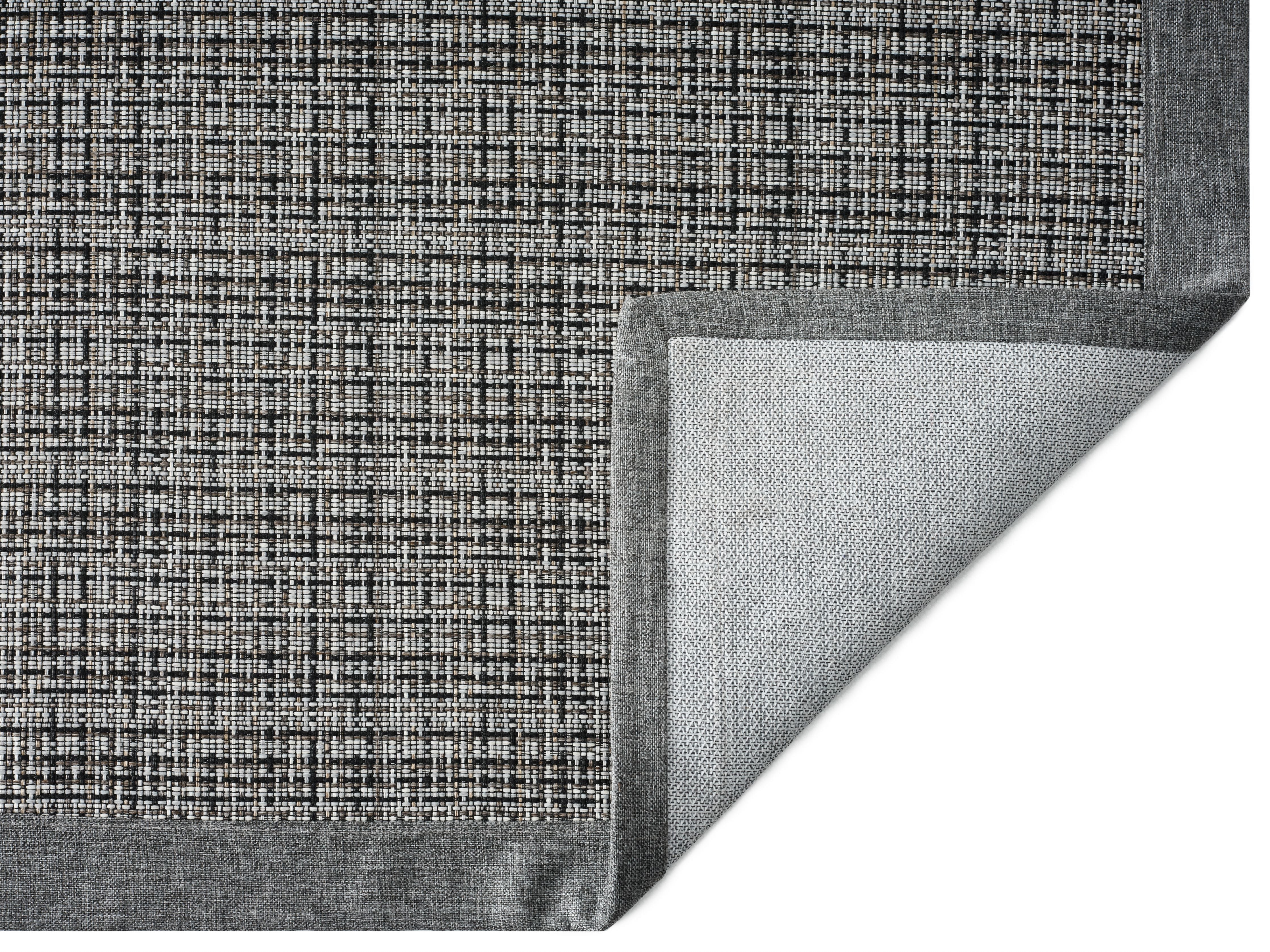 Premium Sisal with Border 1823 SP Anthracite Gray
