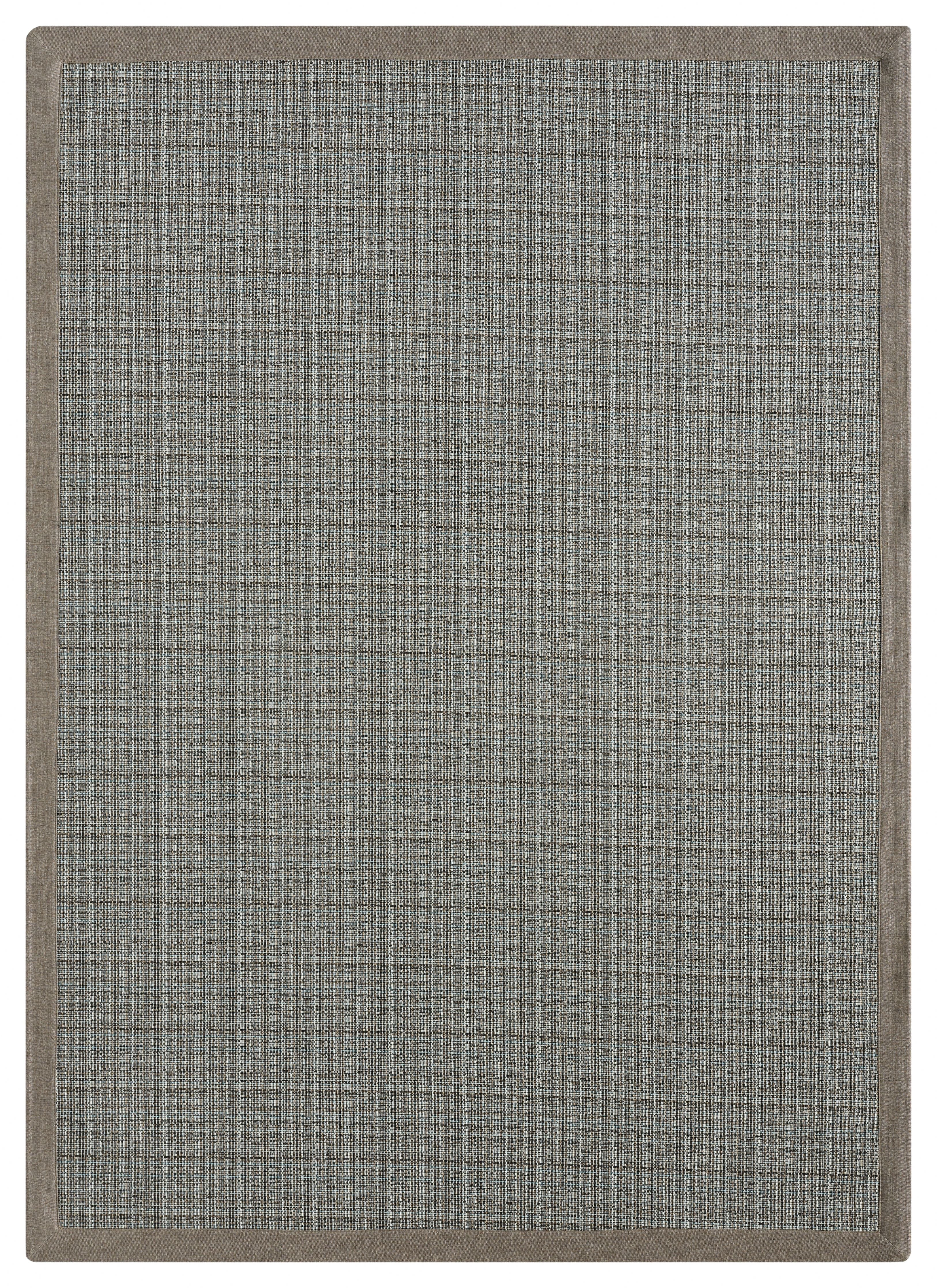 Premium Sisal with Border 1825 SP Aqua Brown