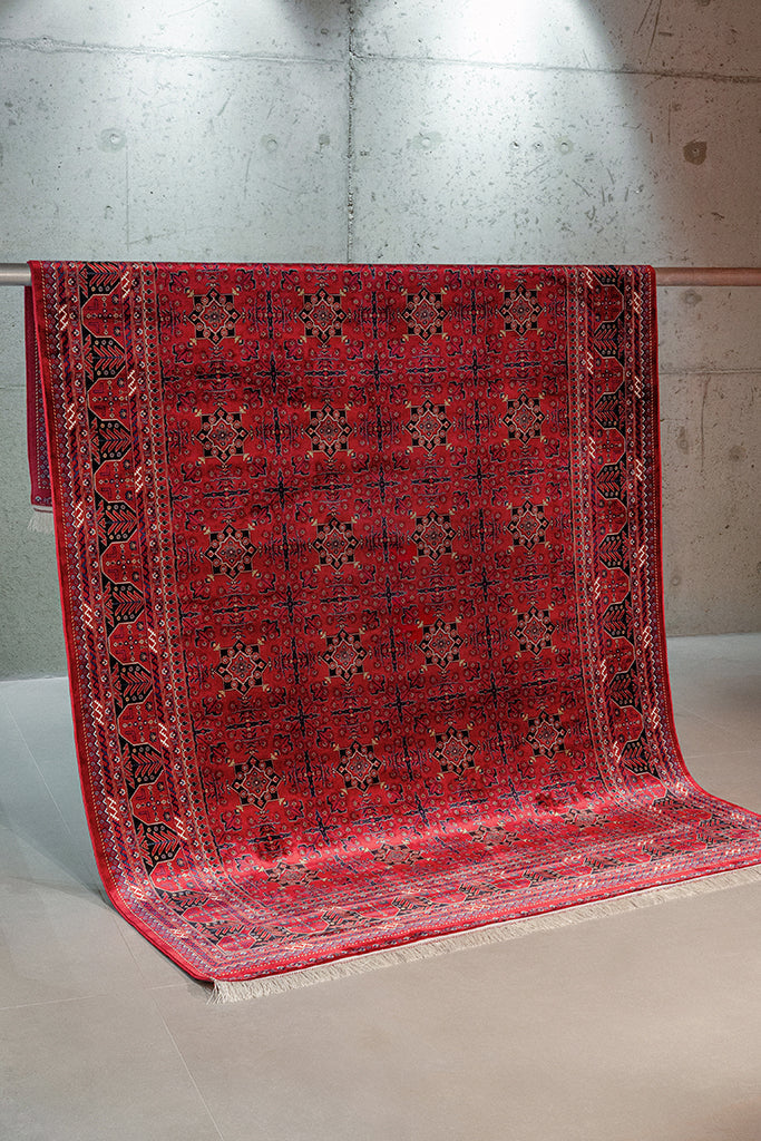 Burj 8731BU Burgundy - Machine-Made Carpet