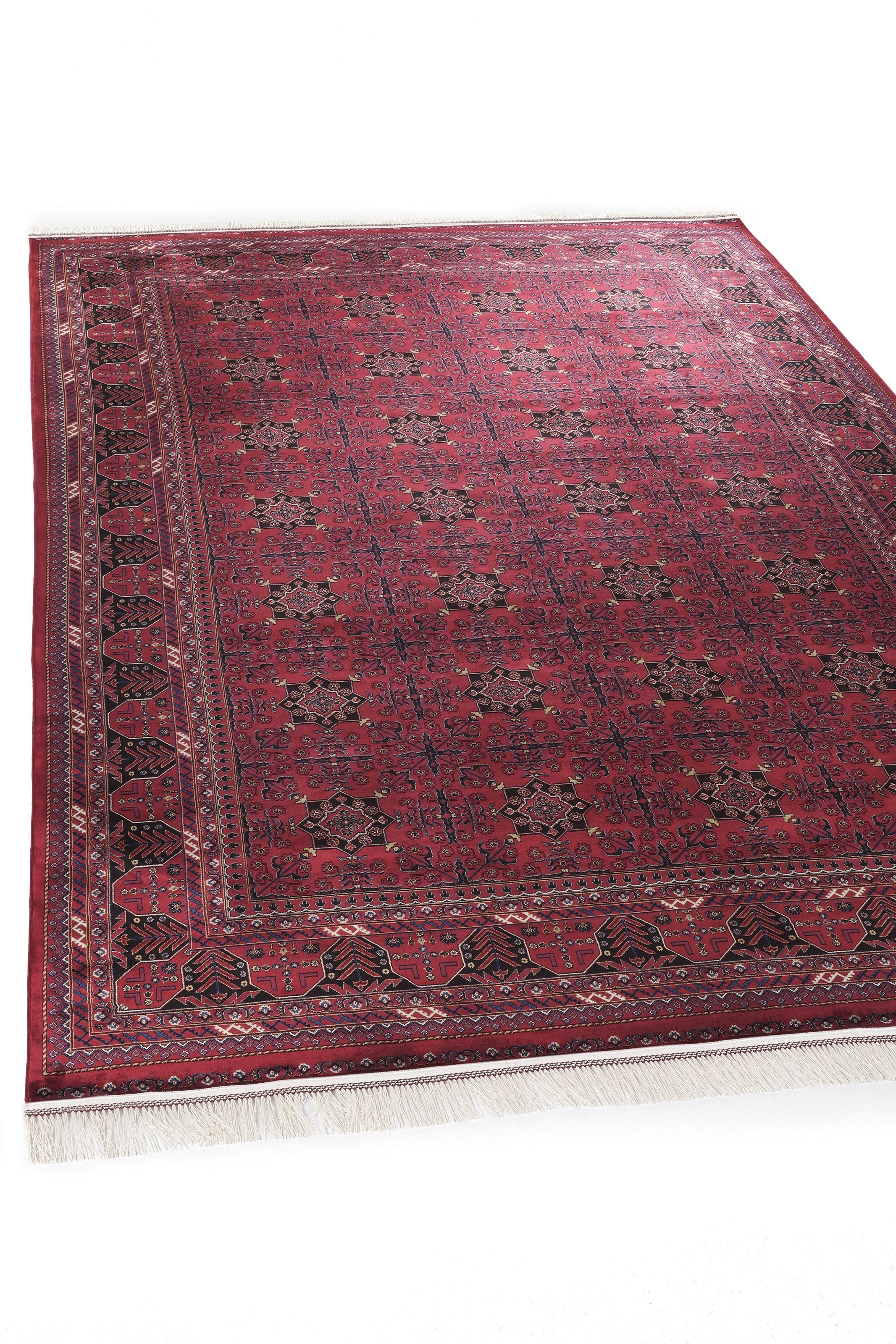 Burj 8731BU Burgundy - Machine-Made Carpet