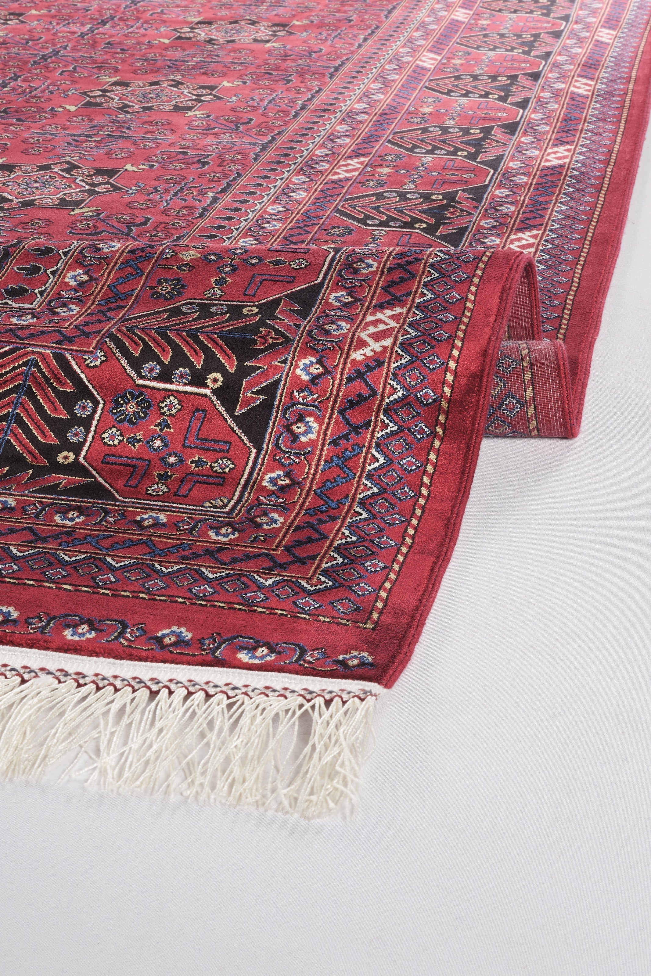 Burj 8731BU Burgundy - Machine-Made Carpet