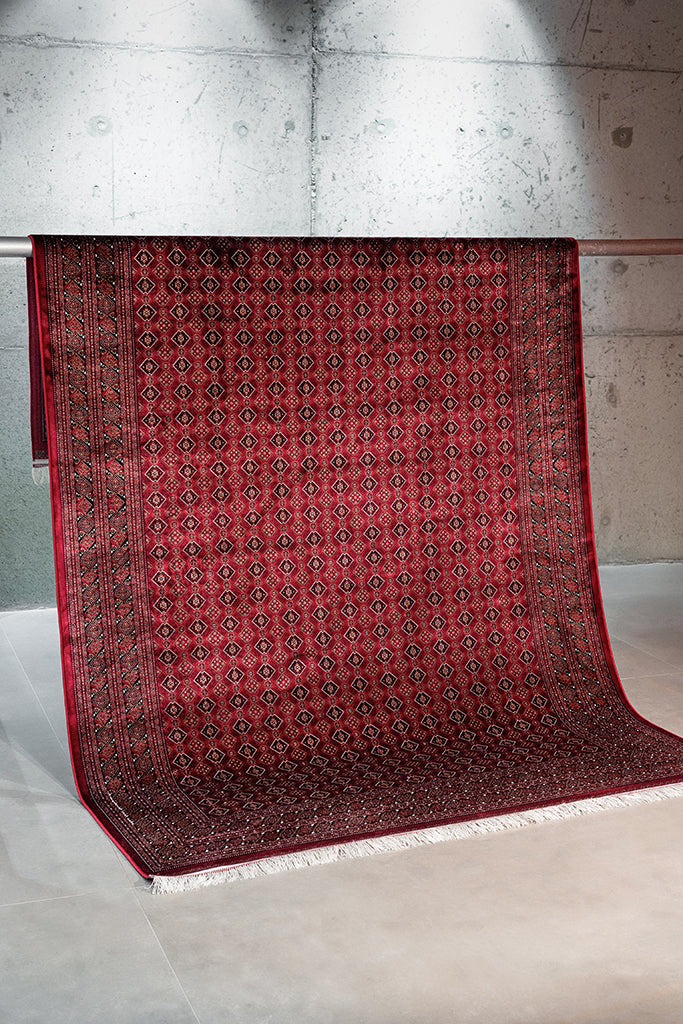 Burj 8751BU Burgundy - Machine-Made Carpet