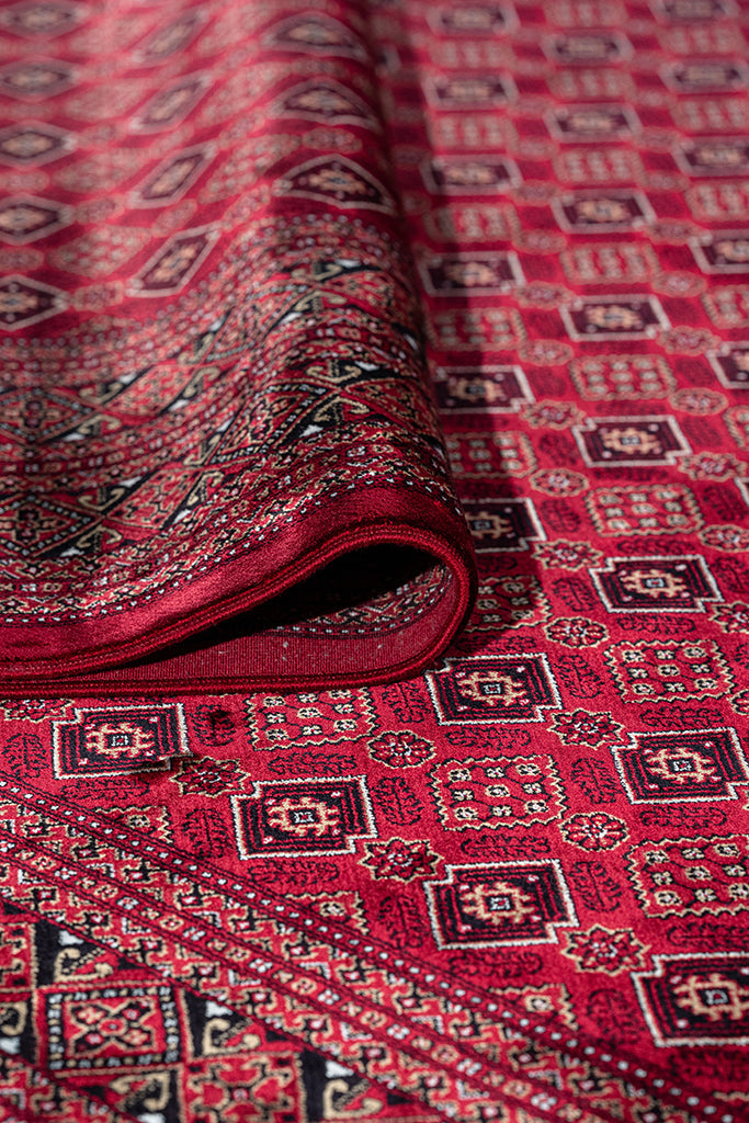 Burj 8751BU Burgundy - Machine-Made Carpet