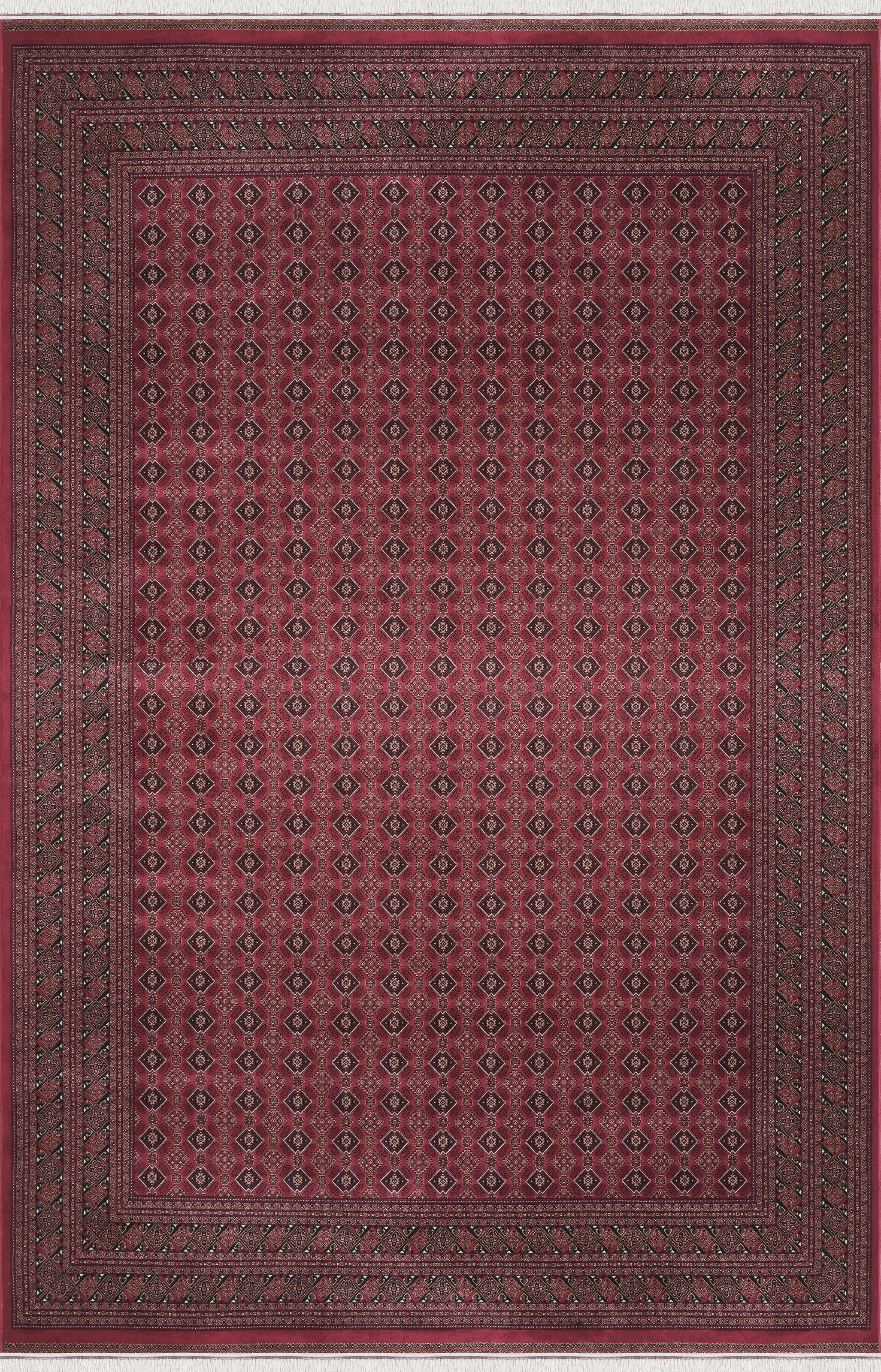 Burj 8751BU Burgundy - Machine-Made Carpet