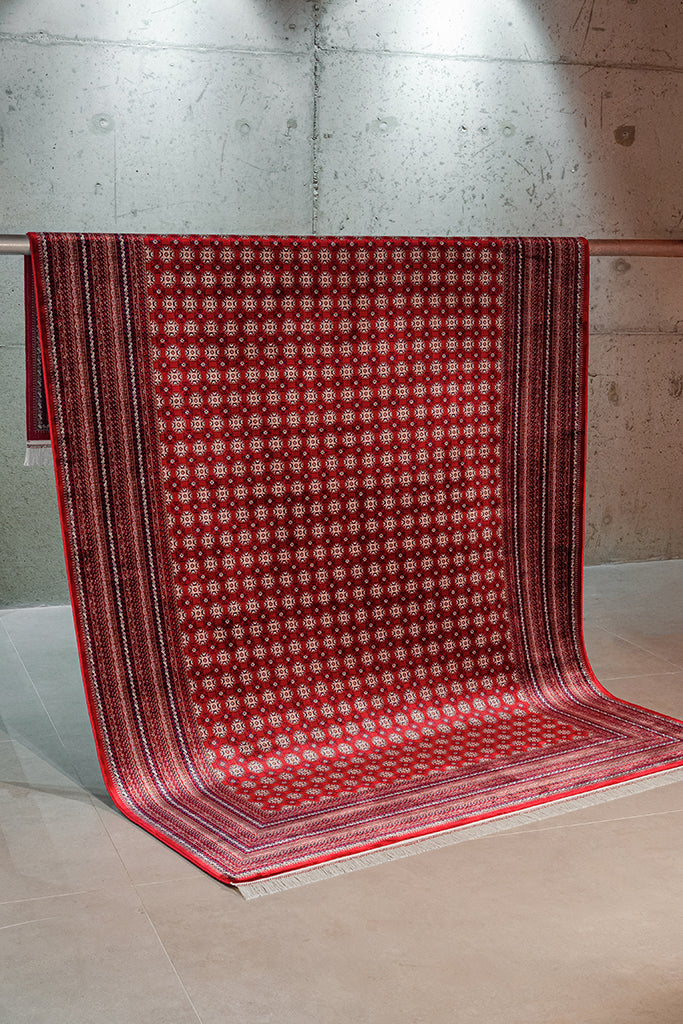 Burj 8761BU Burgundy - Machine-Made Carpet