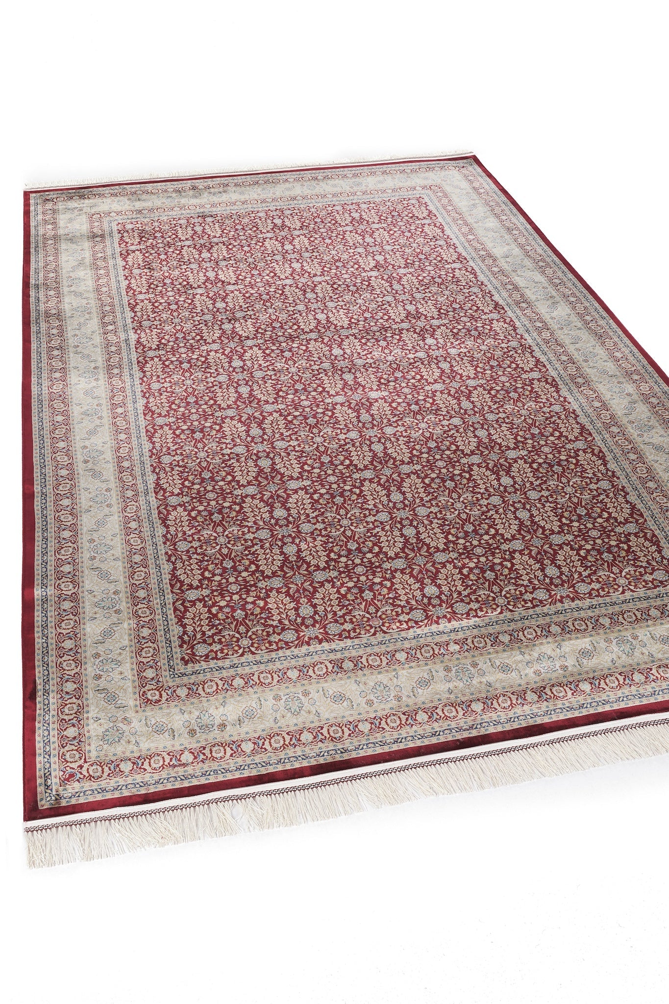 Burj 8771BU Burgundy - Machine-Made Carpet