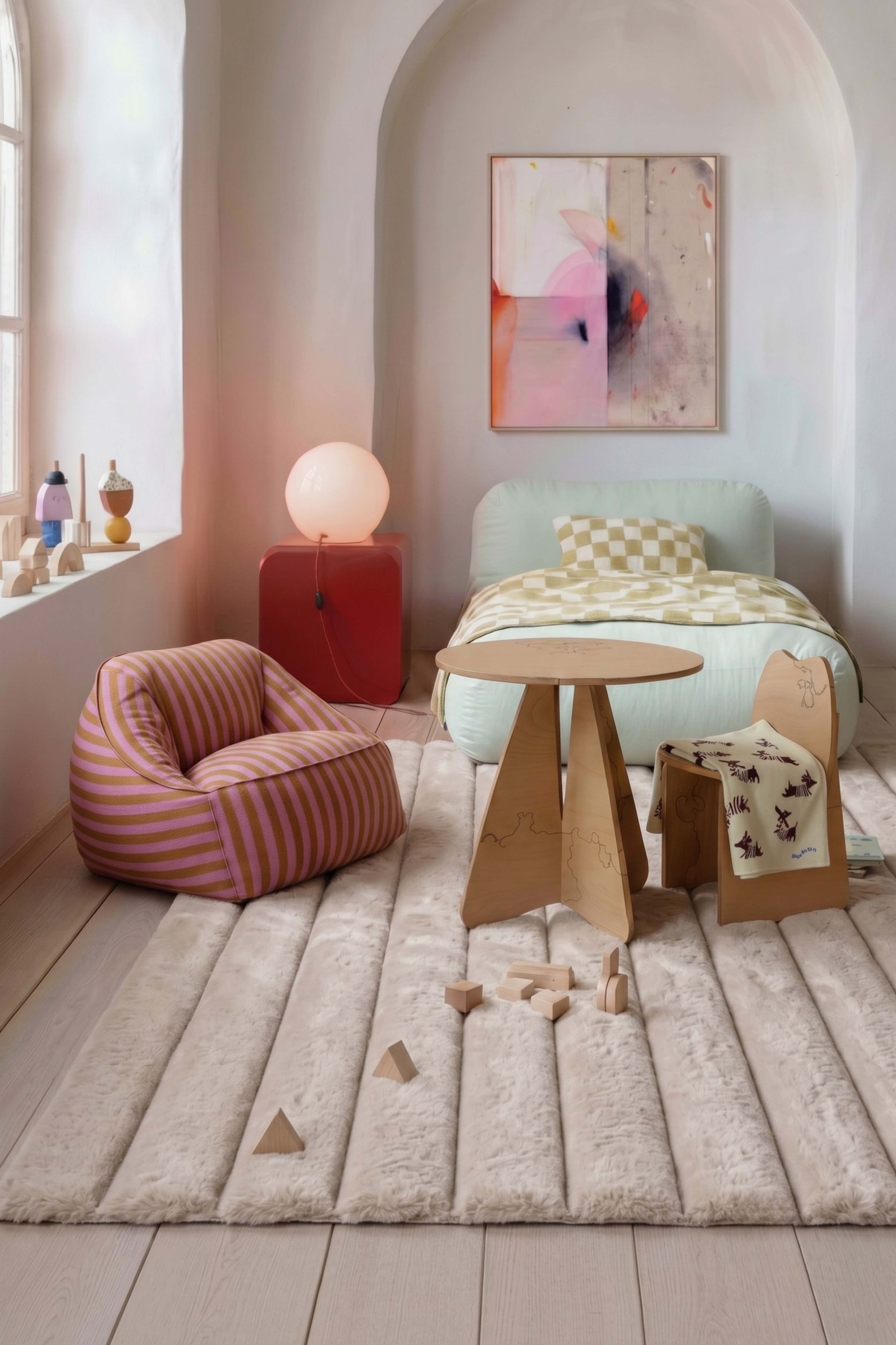 Linio 8053 Beige Decorative Rug