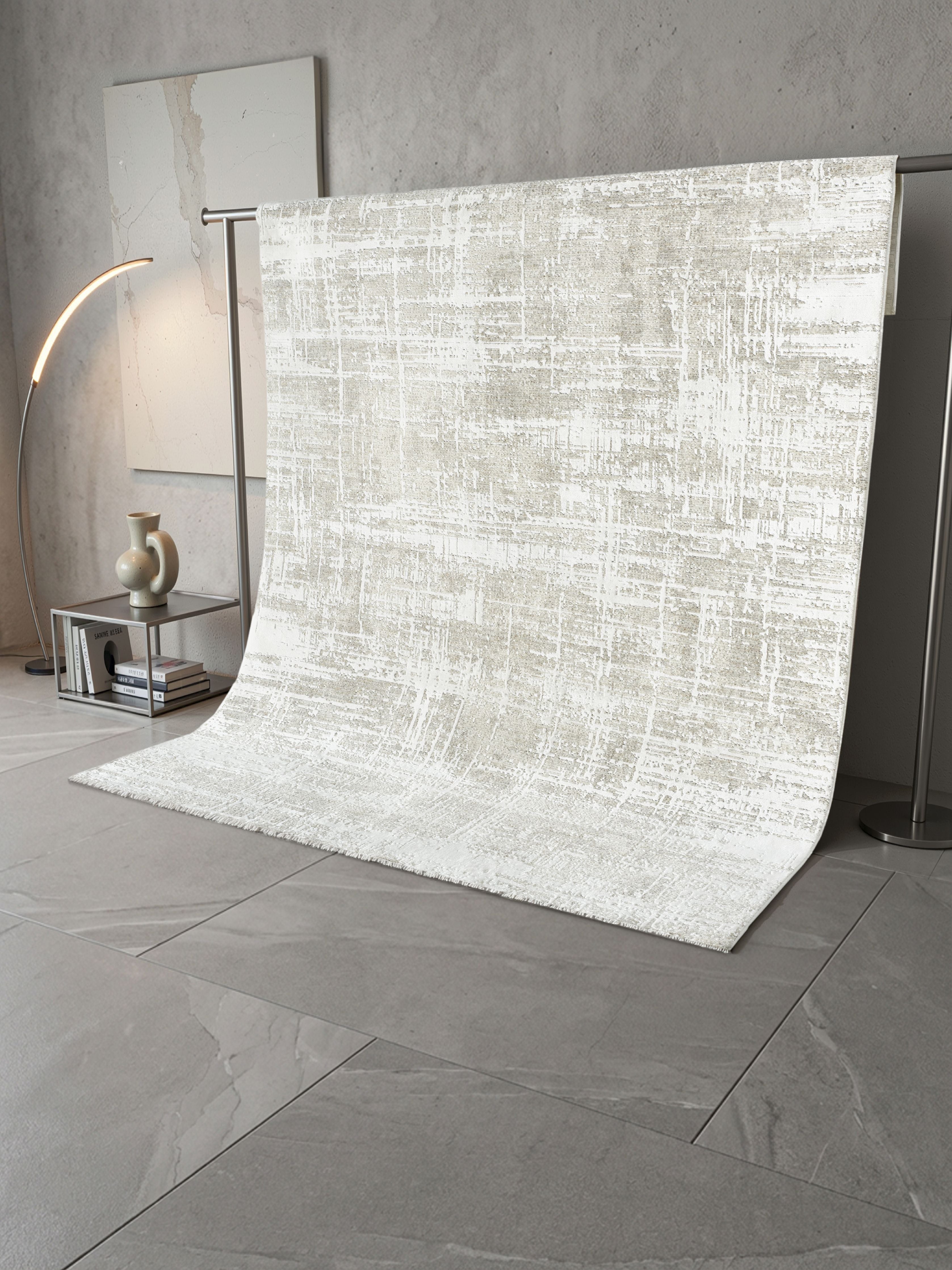 Mono Luxe Kesme Halı (Özel Ölçü) - 4061 Krem