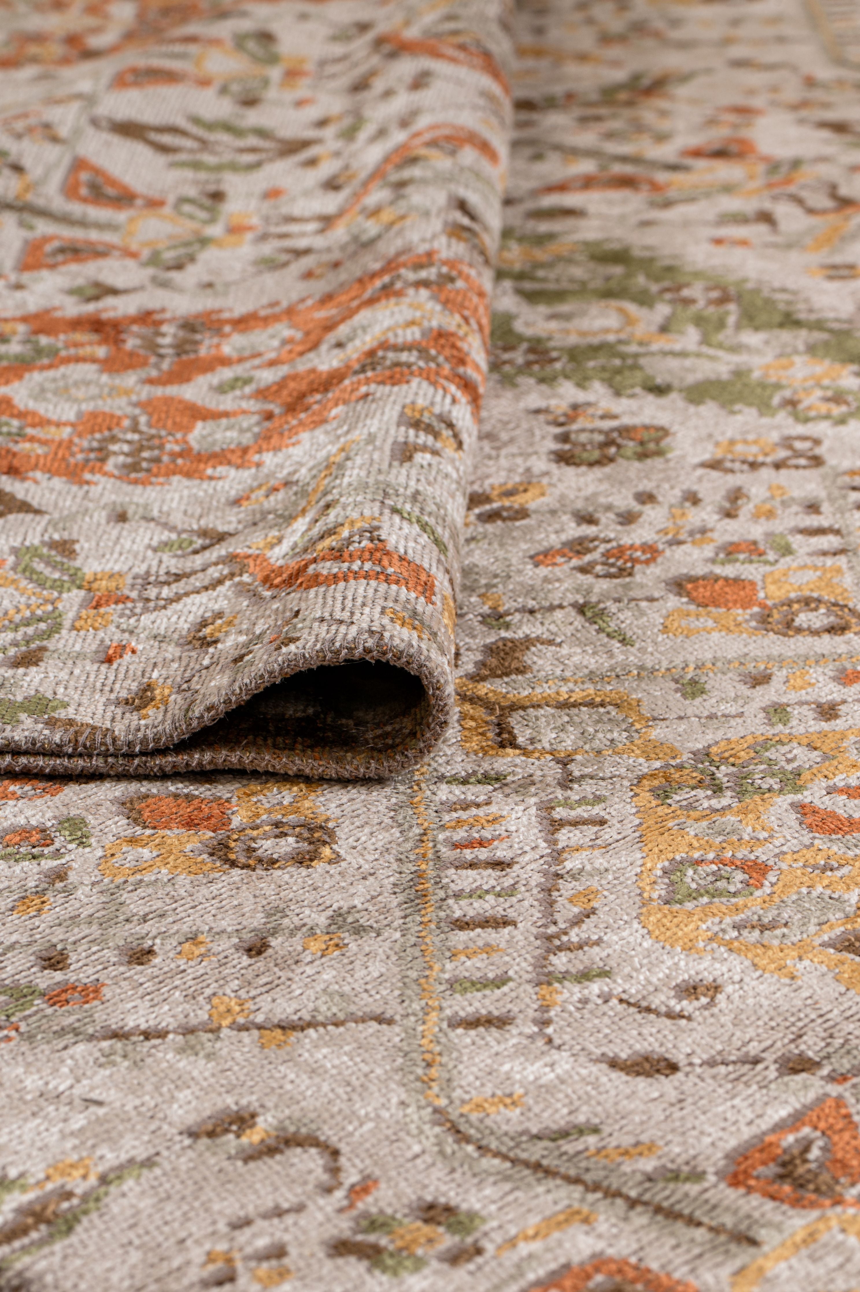 Paspartu 1912 Terracotta - Machine-Woven Rug