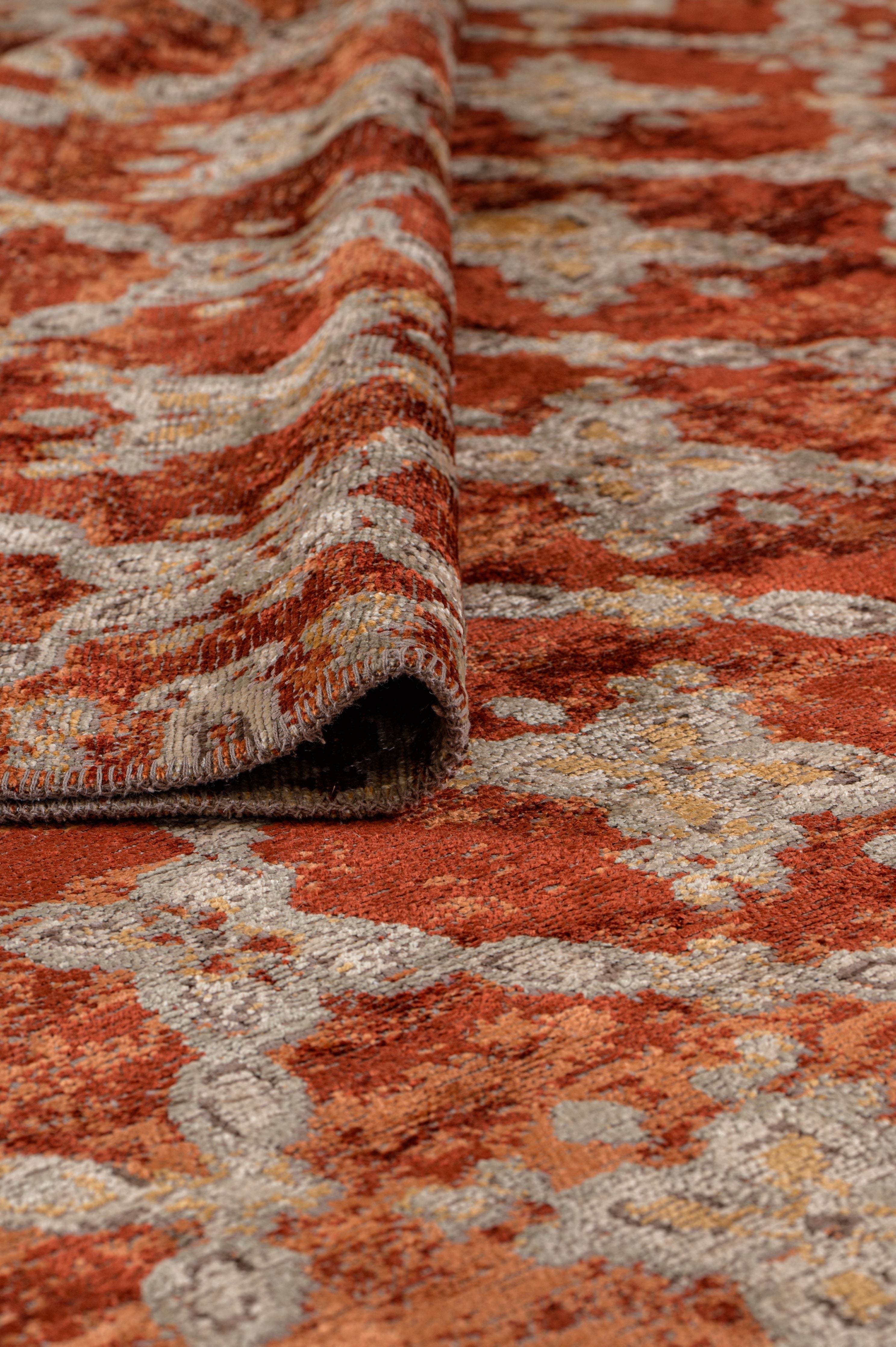 Paspartu 1941 Terracotta - Machine-Woven Rug
