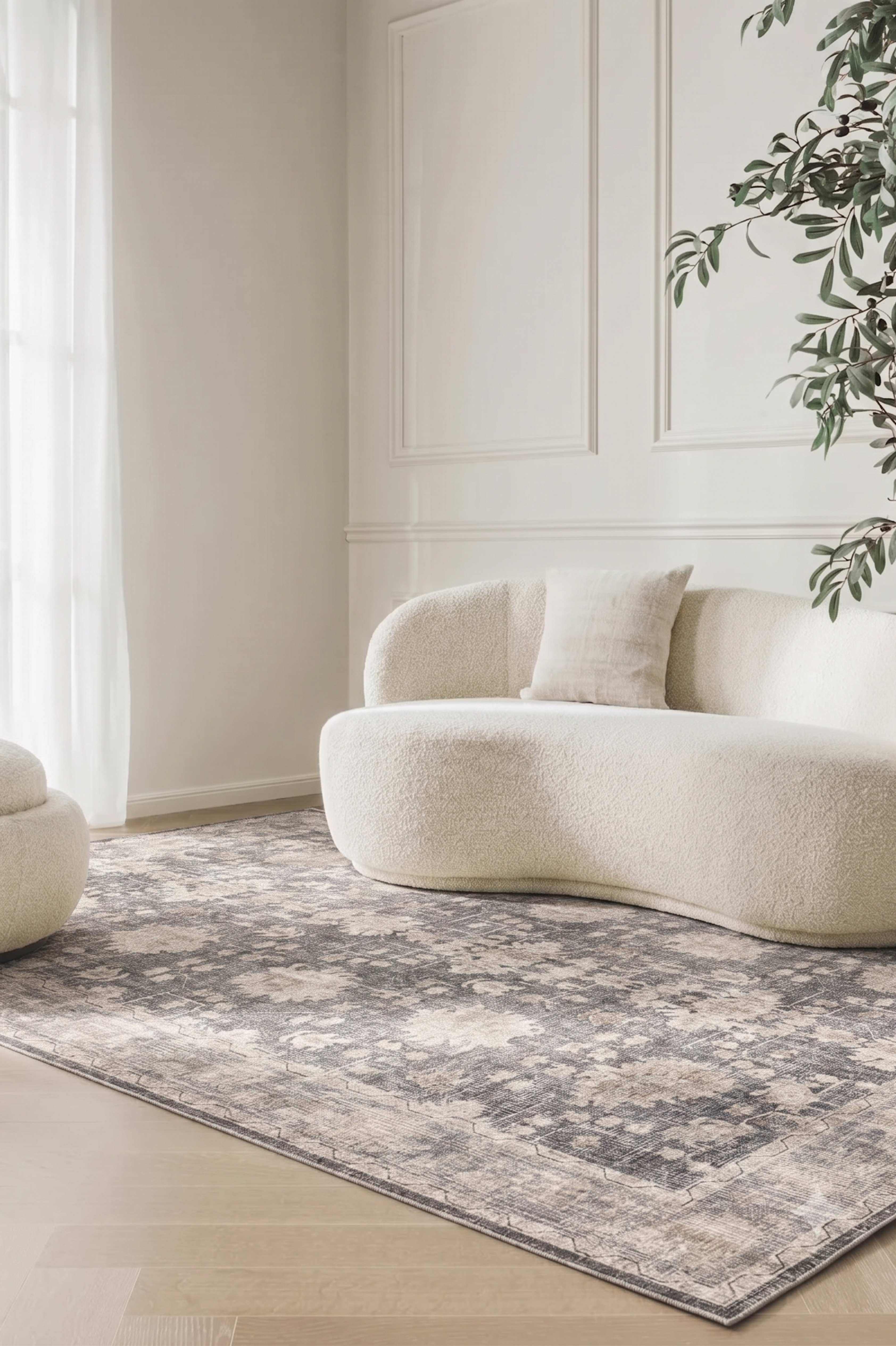 Velora 3046 - Decorative Machine-Woven Rug