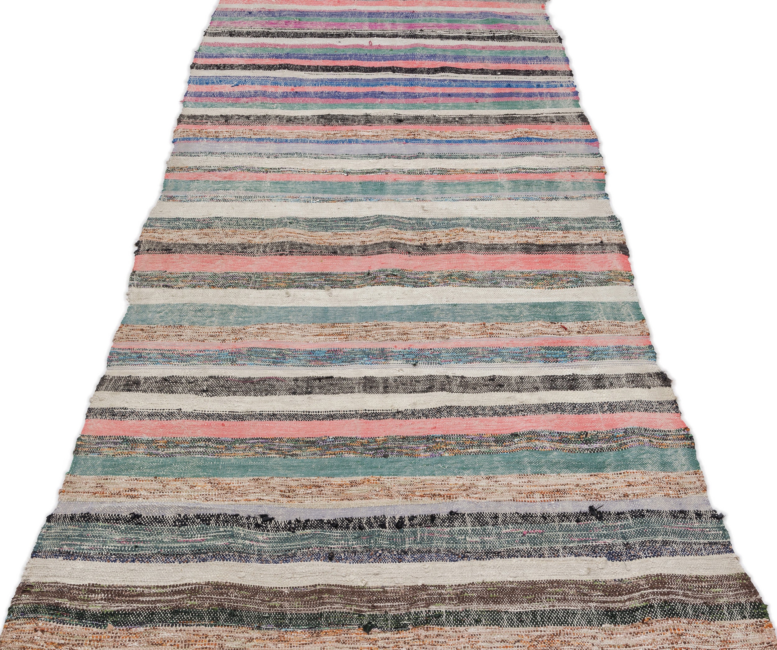 Chaput Over Dyed Kilim Rug 3'3'' x 9'11'' ft 100 x 303 cm