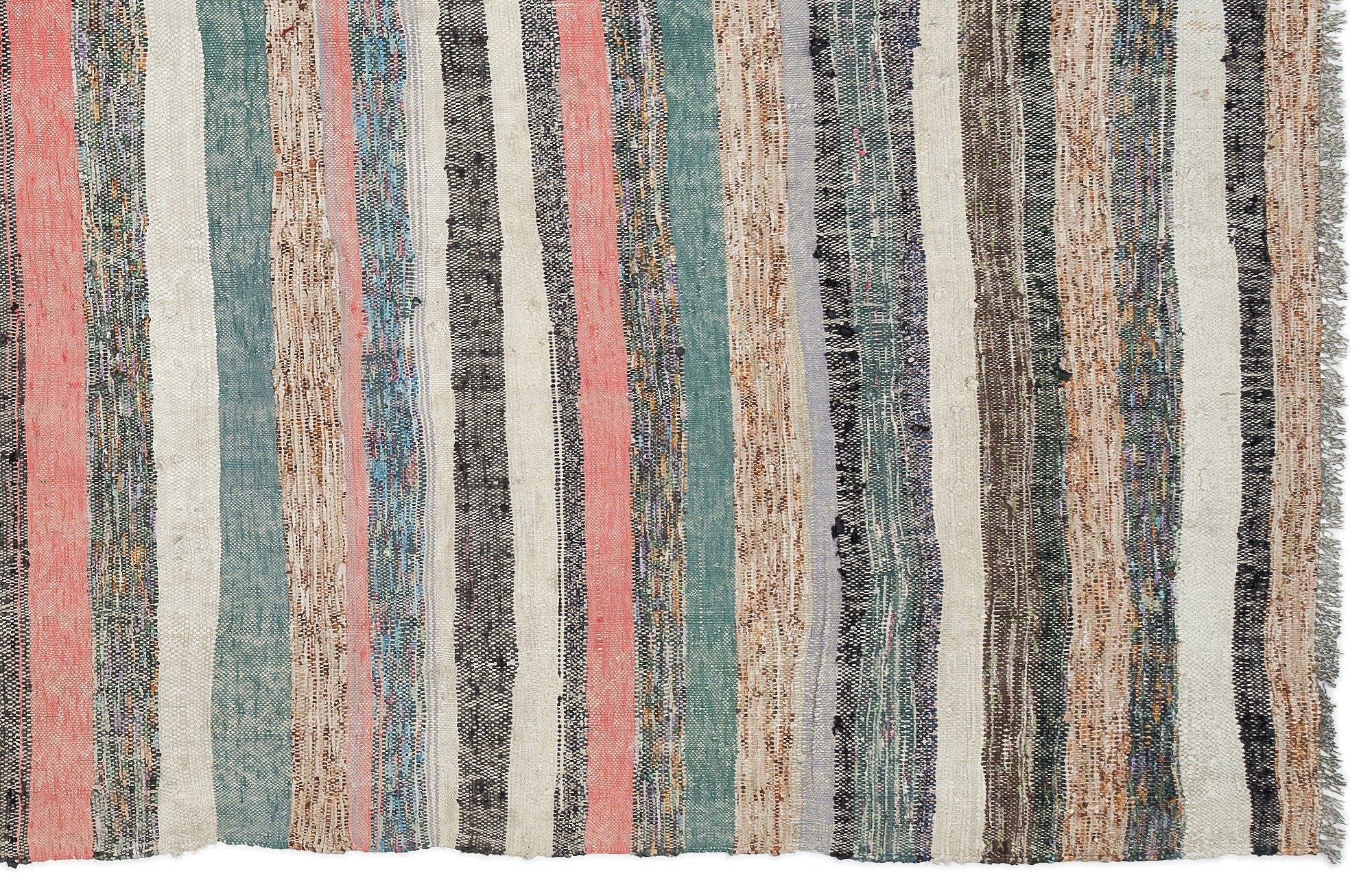 Chaput Over Dyed Kilim Rug 3'3'' x 9'11'' ft 100 x 303 cm
