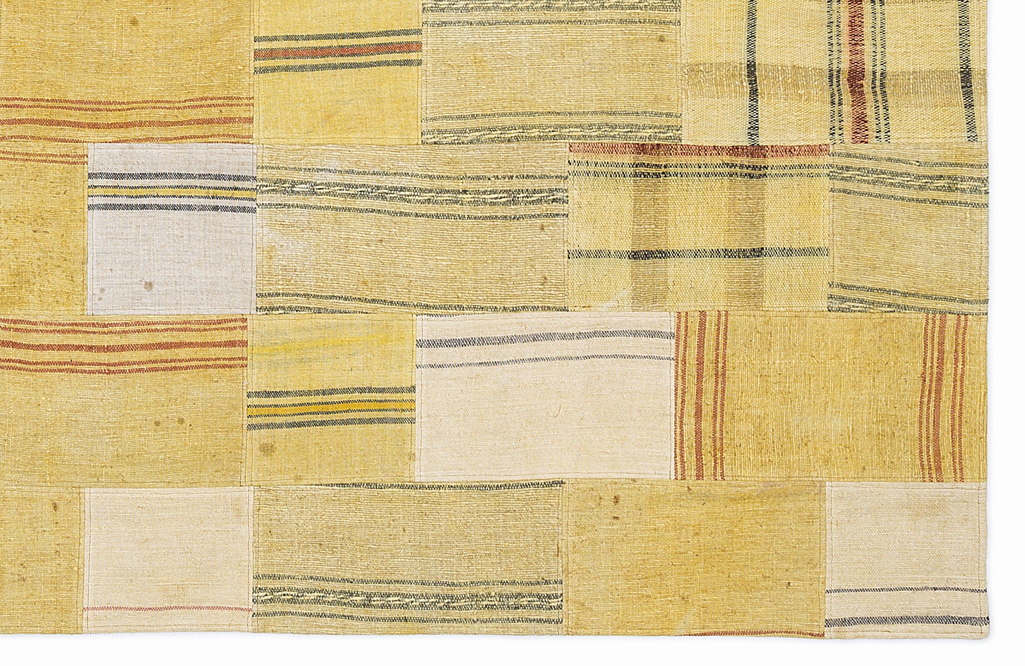 Mixed Over Dyed Kilim Patchwork Unique Rug 5'3'' x 7'7'' ft 160 x 230 cm