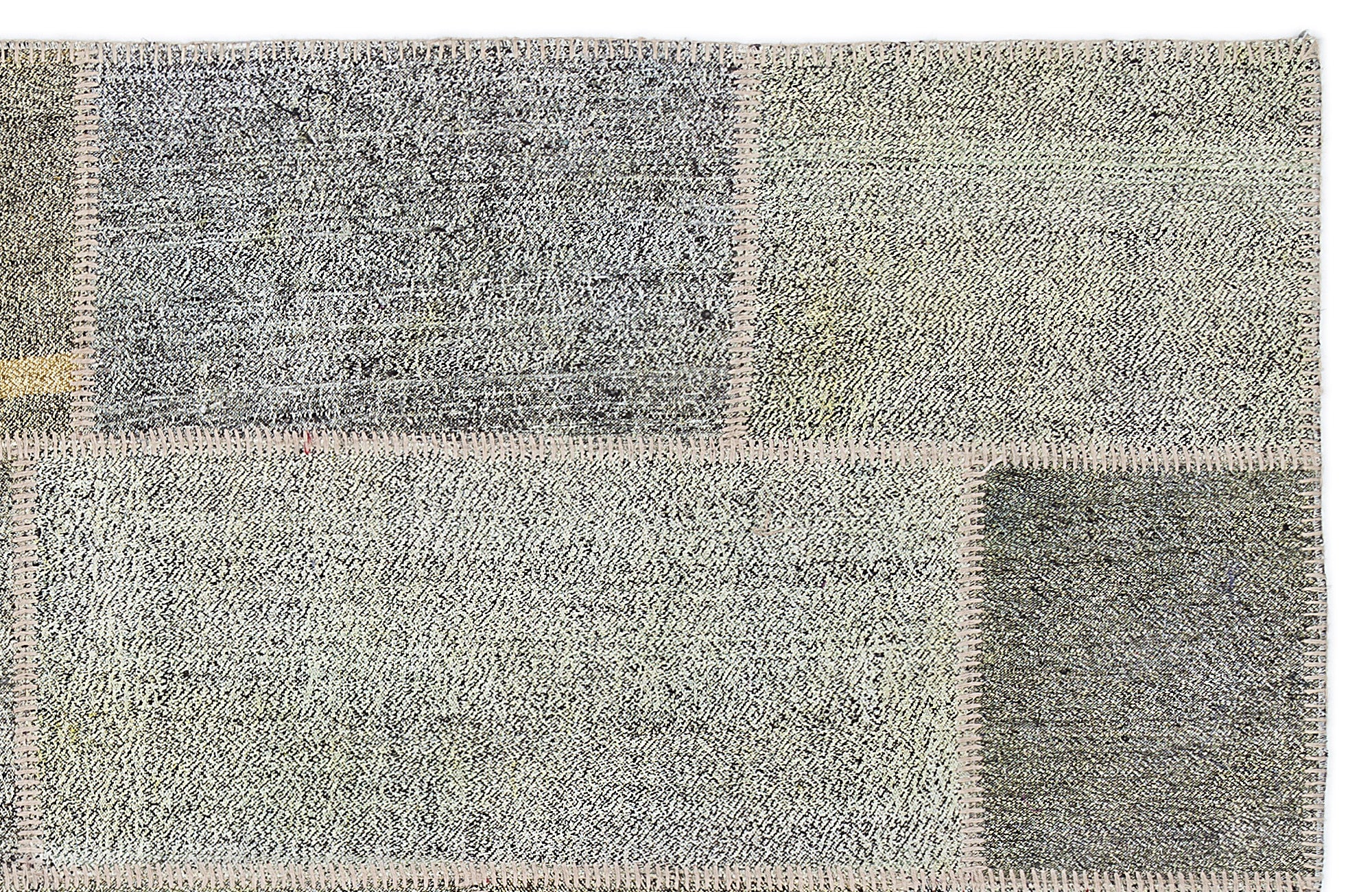 Mixed Over Dyed Kilim Patchwork Unique Rug 5'3'' x 7'7'' ft 160 x 230 cm