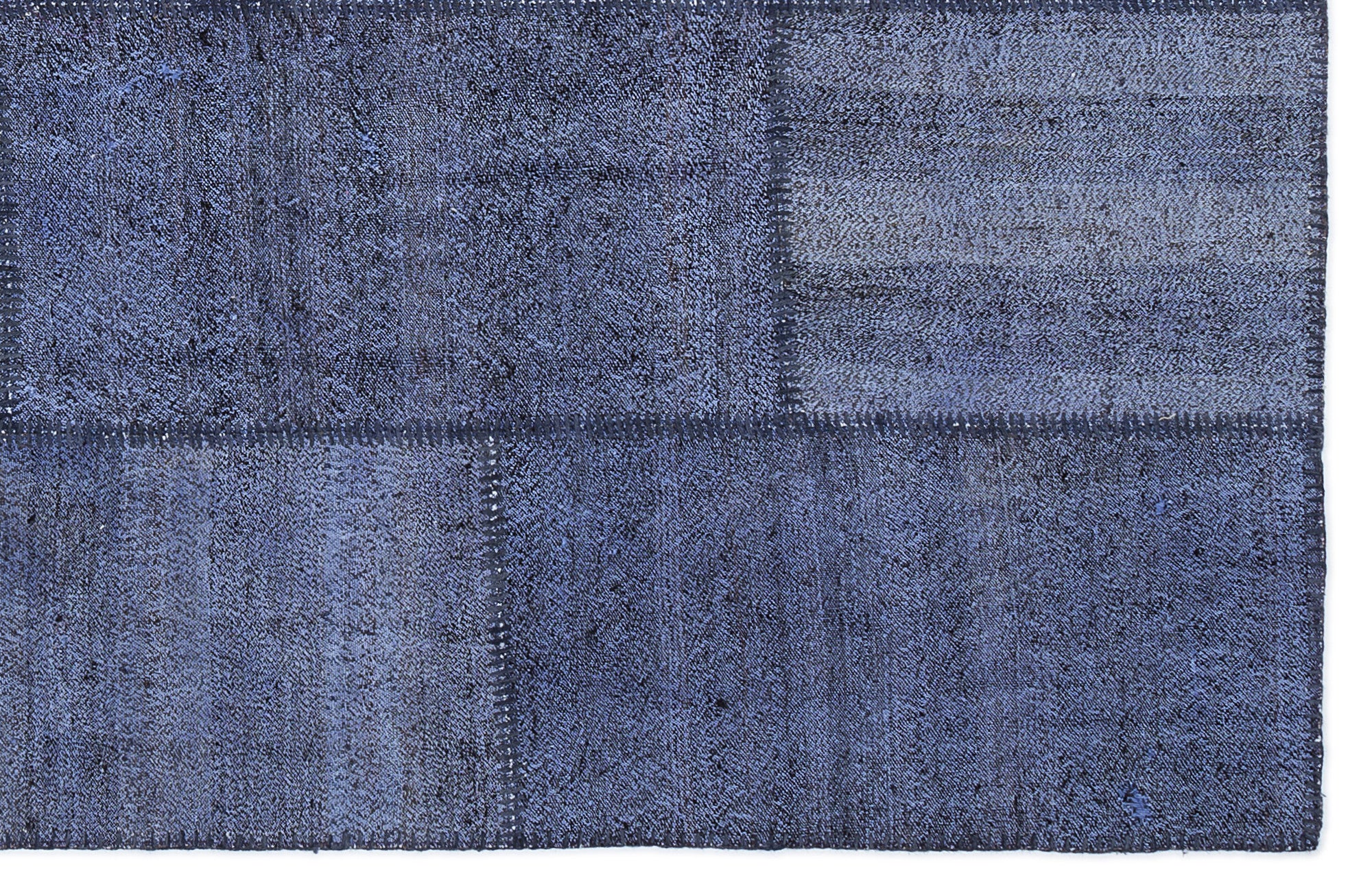 Mixed Over Dyed Kilim Patchwork Unique Rug 5'3'' x 7'7'' ft 160 x 230 cm