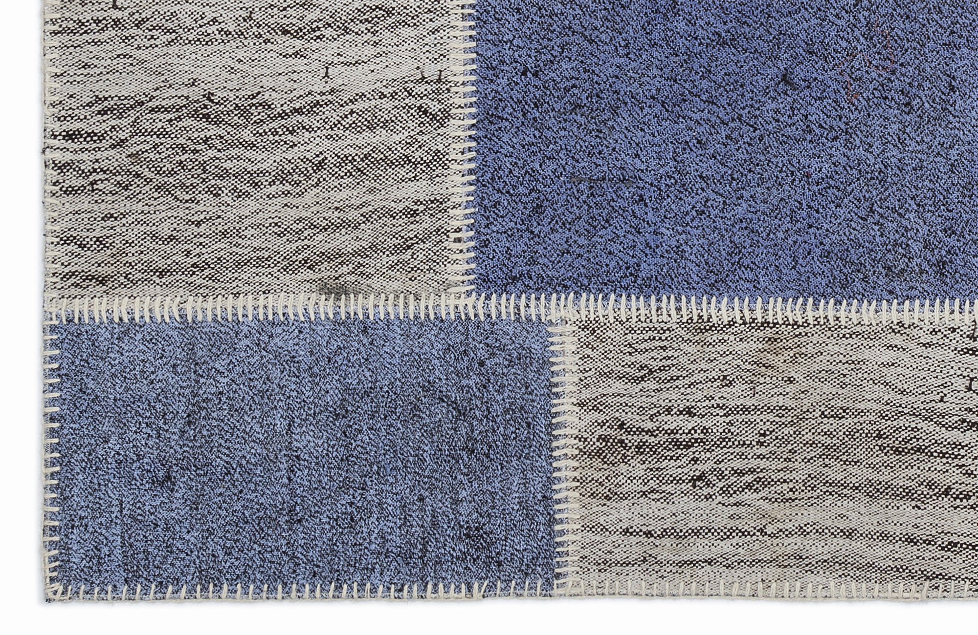 Mixed Over Dyed Kilim Patchwork Unique Rug 3'11'' x 5'11'' ft 120 x 180 cm