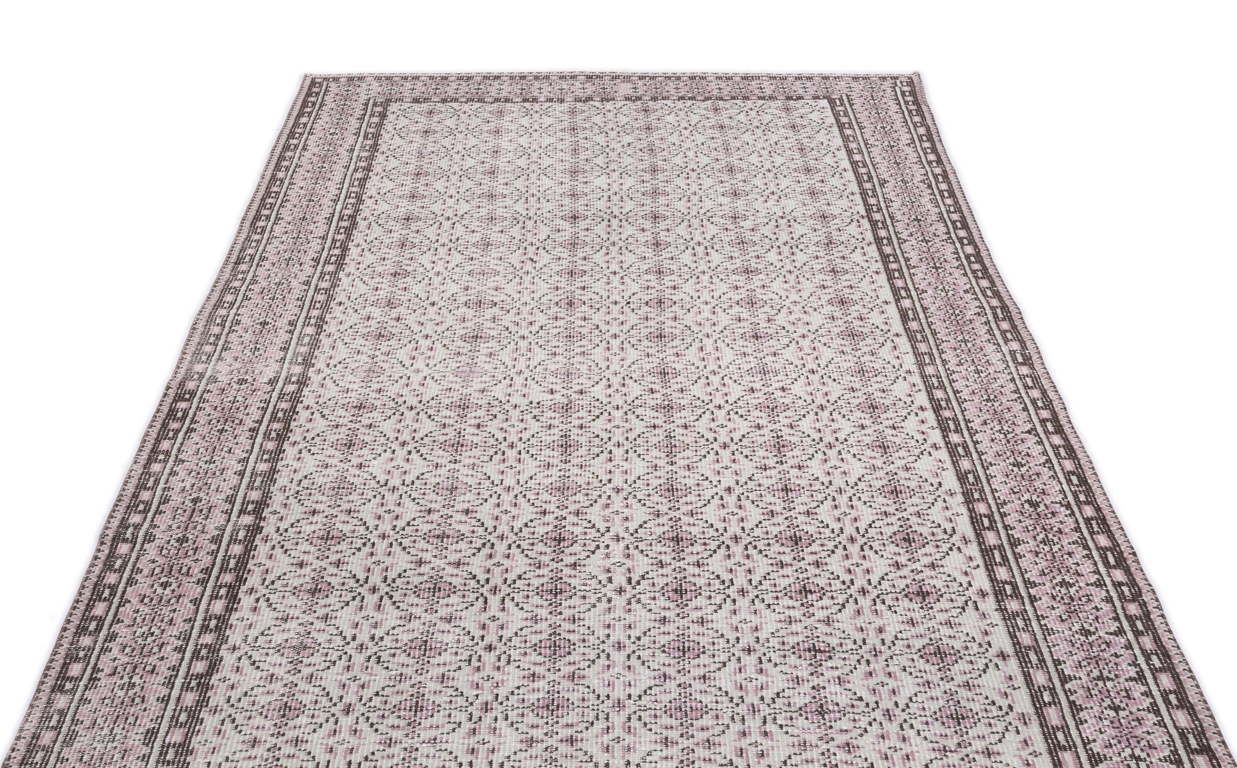 Naturel Over Dyed Vintage Rug 5'3'' x 8'11'' ft 160 x 273 cm