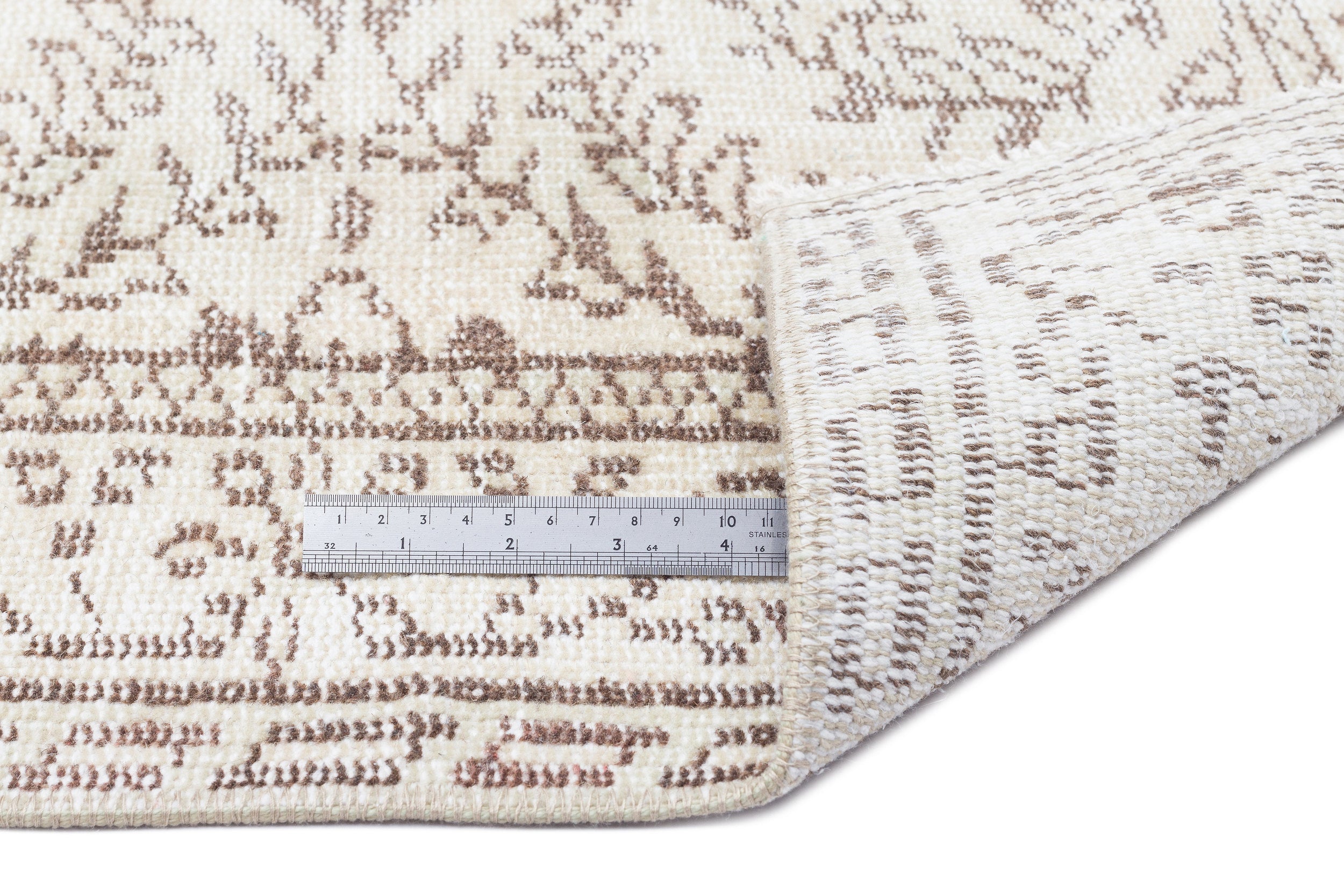 Retro Over Dyed Vintage Rug 4'11'' x 8'6'' ft 150 x 260 cm