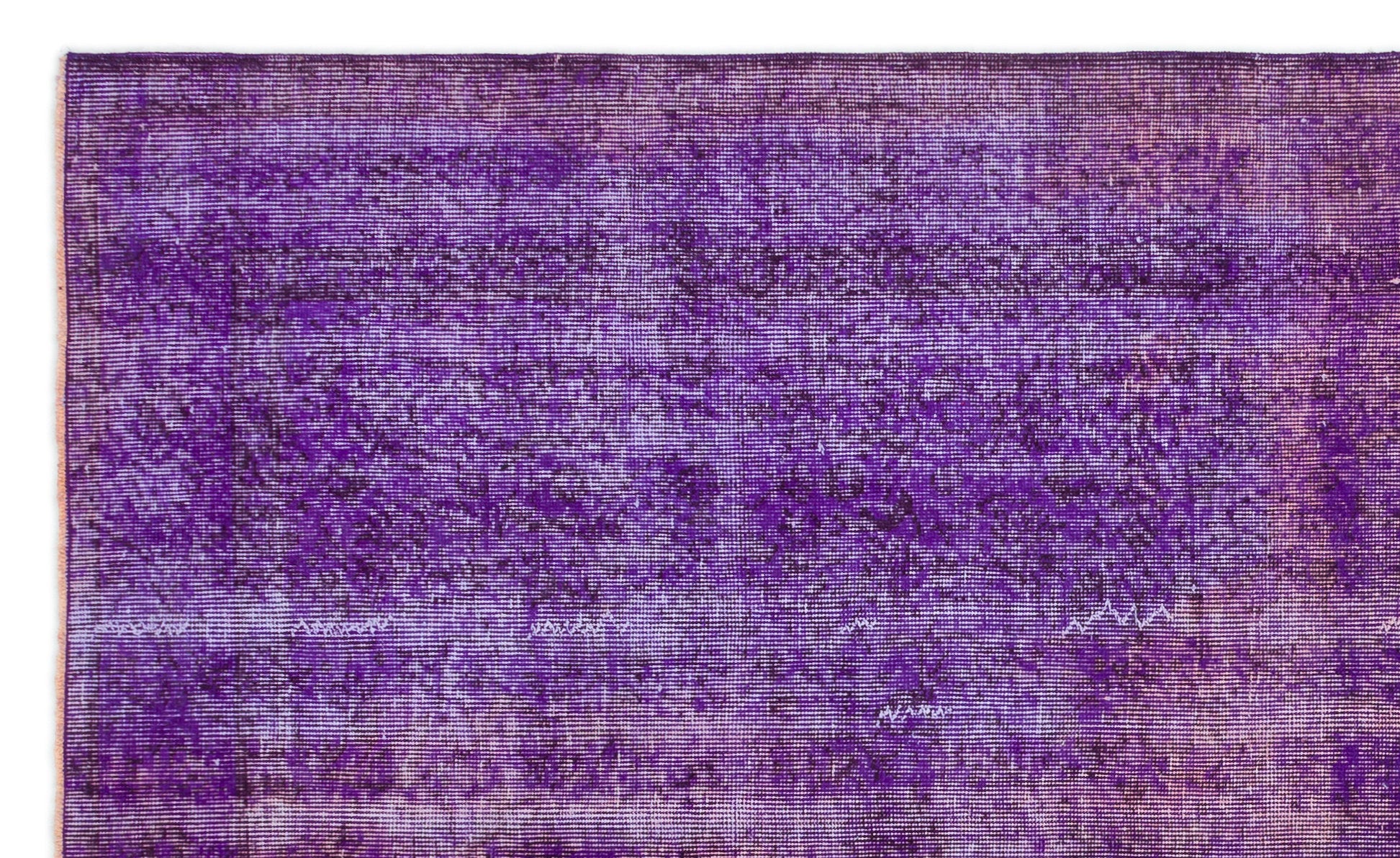 Purple Over Dyed Vintage Rug 5'5'' x 8'11'' ft 164 x 273 cm