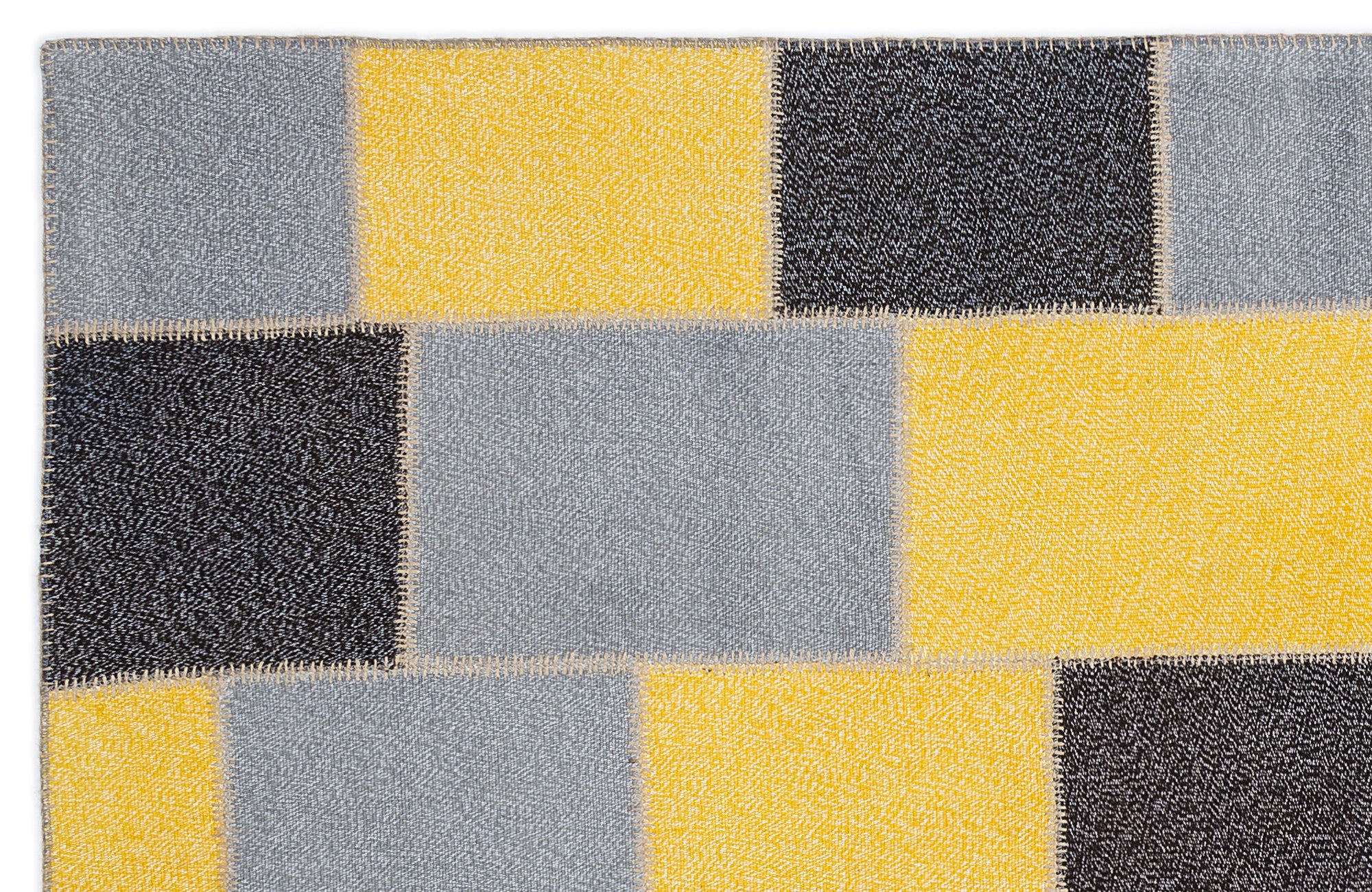 Mixed Over Dyed Patchwork Unique Rug 5'3'' x 7'7'' ft 160 x 230 cm