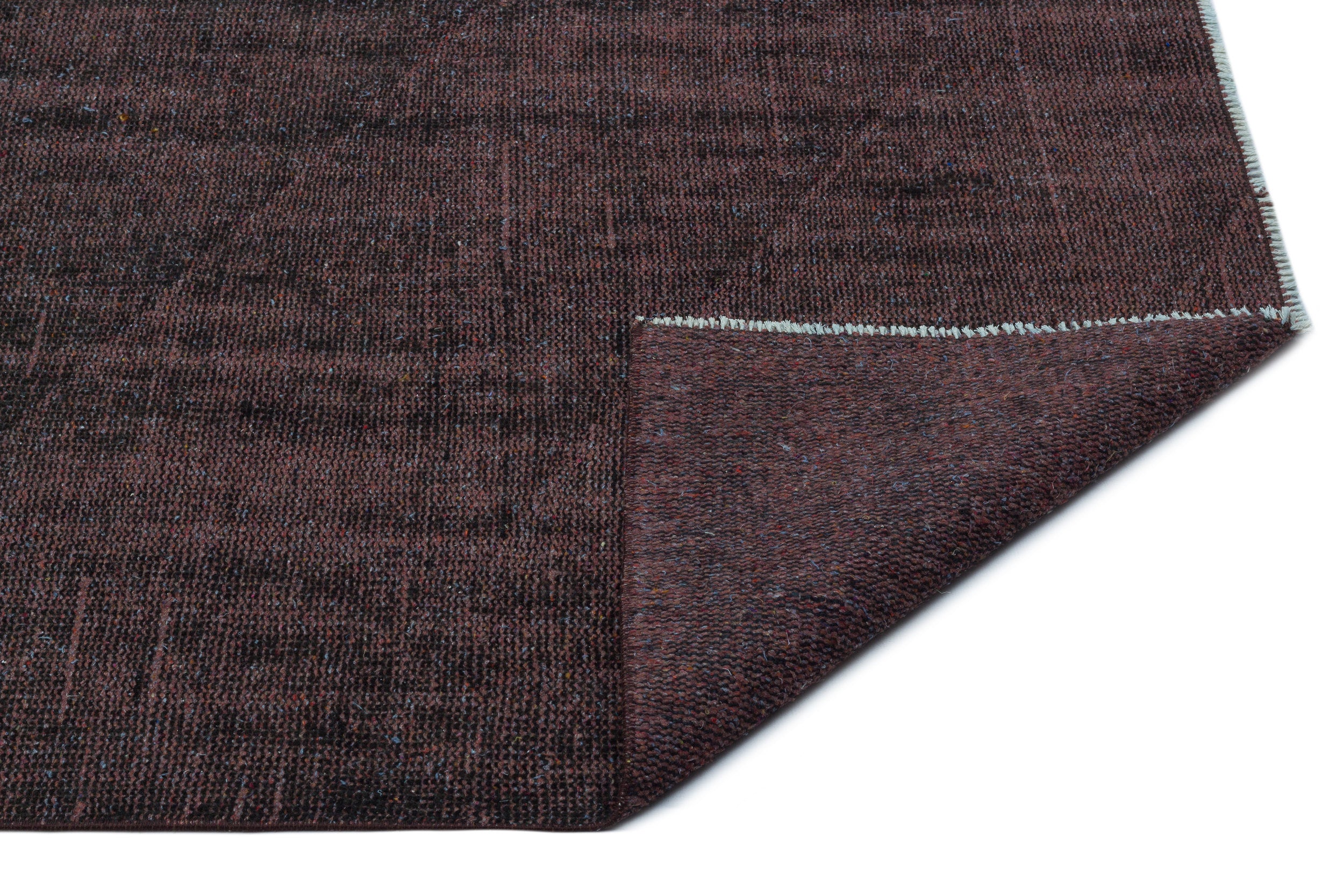Gray Over Dyed Vintage Rug 5'0'' x 9'3'' ft 153 x 283 cm
