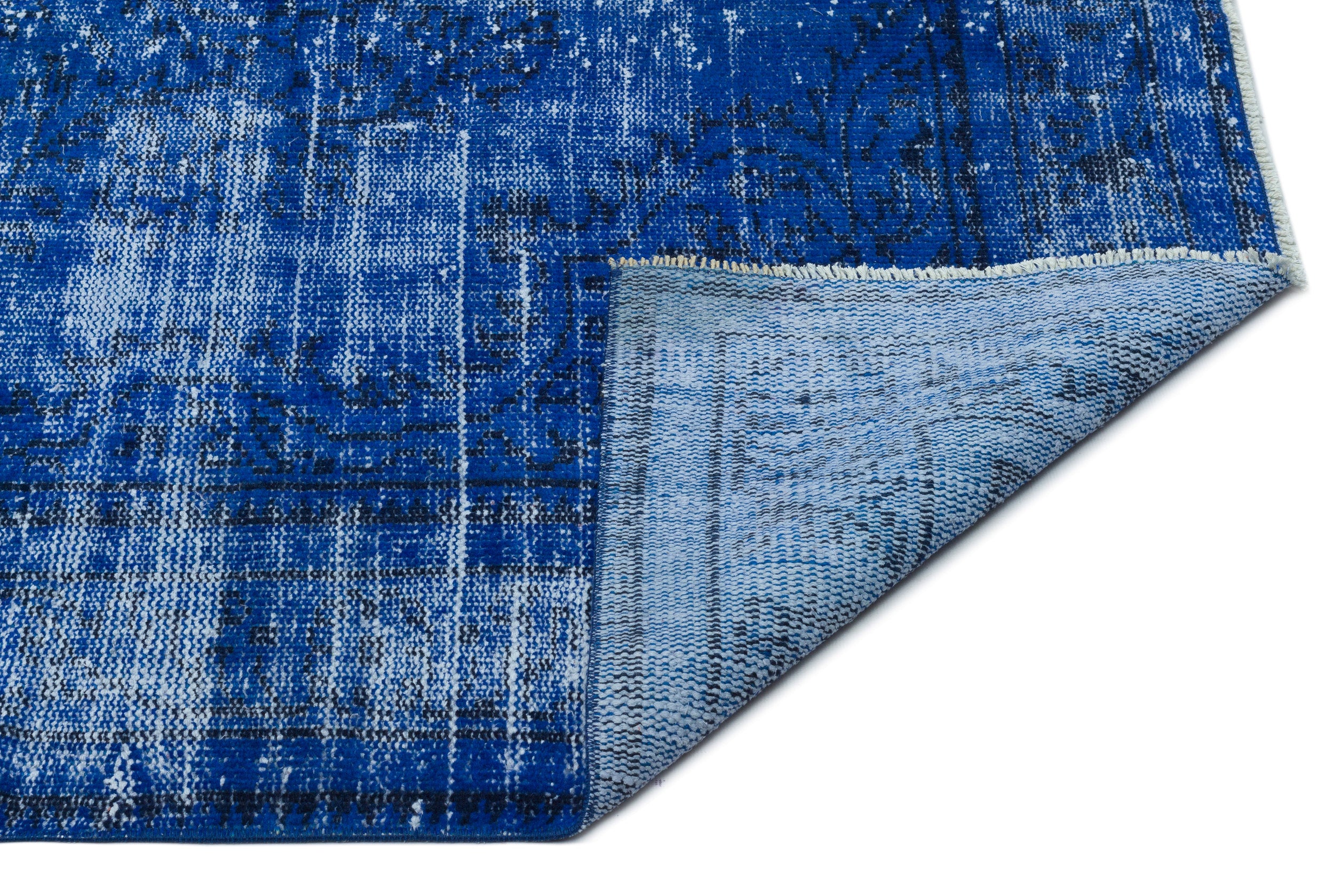Gray Over Dyed Vintage Rug 5'0'' x 8'5'' ft 153 x 256 cm
