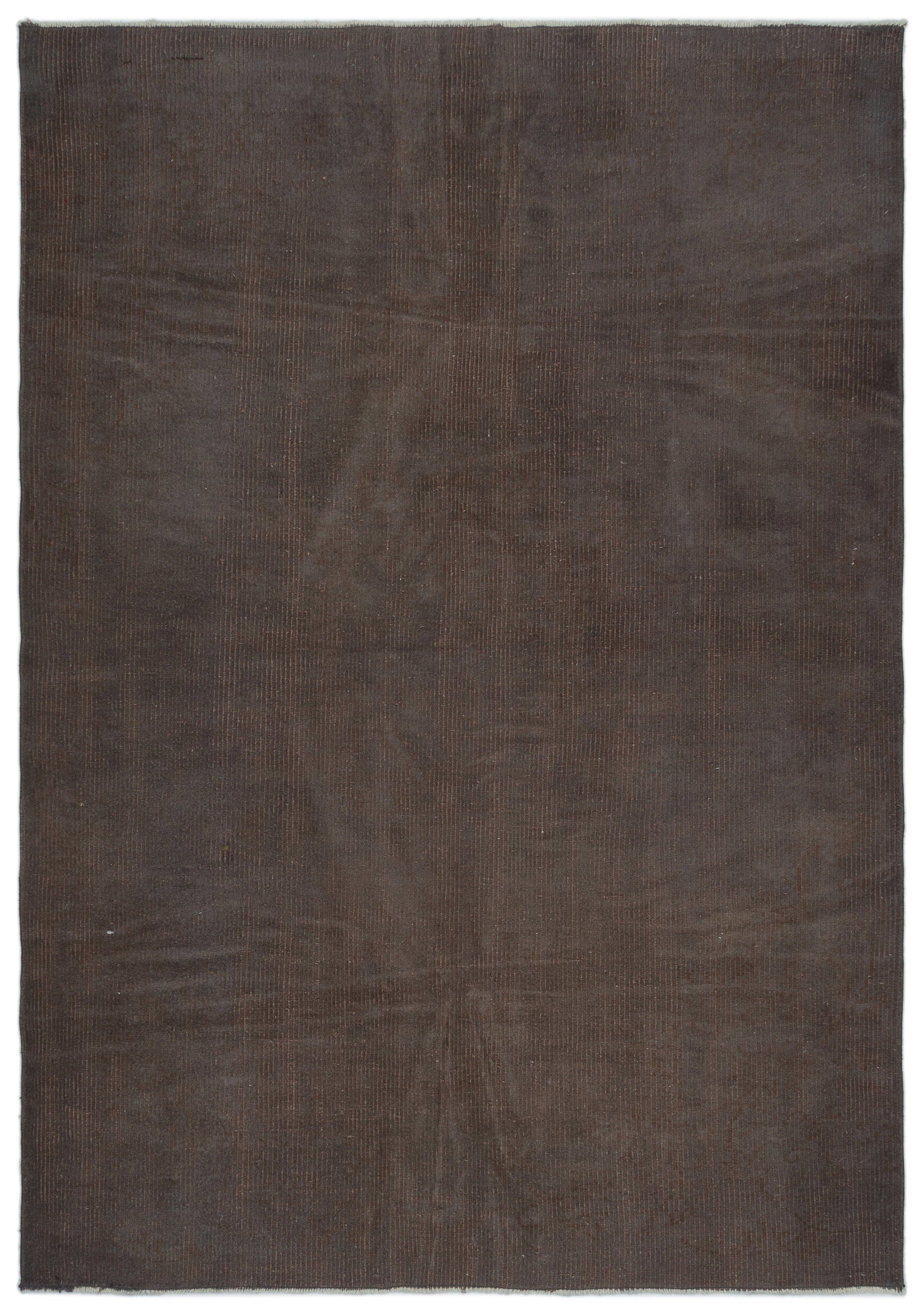 Gray Over Dyed Vintage Rug 5'5'' x 7'8'' ft 165 x 233 cm