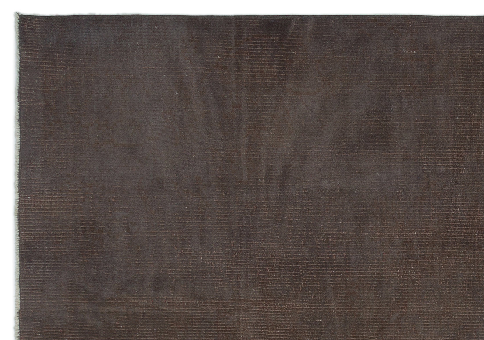 Gray Over Dyed Vintage Rug 5'5'' x 7'8'' ft 165 x 233 cm