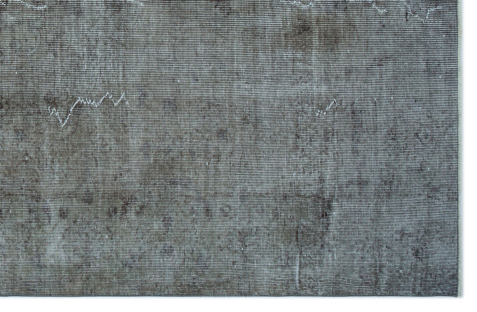 Gray Over Dyed Vintage Rug 5'7'' x 8'8'' ft 169 x 263 cm