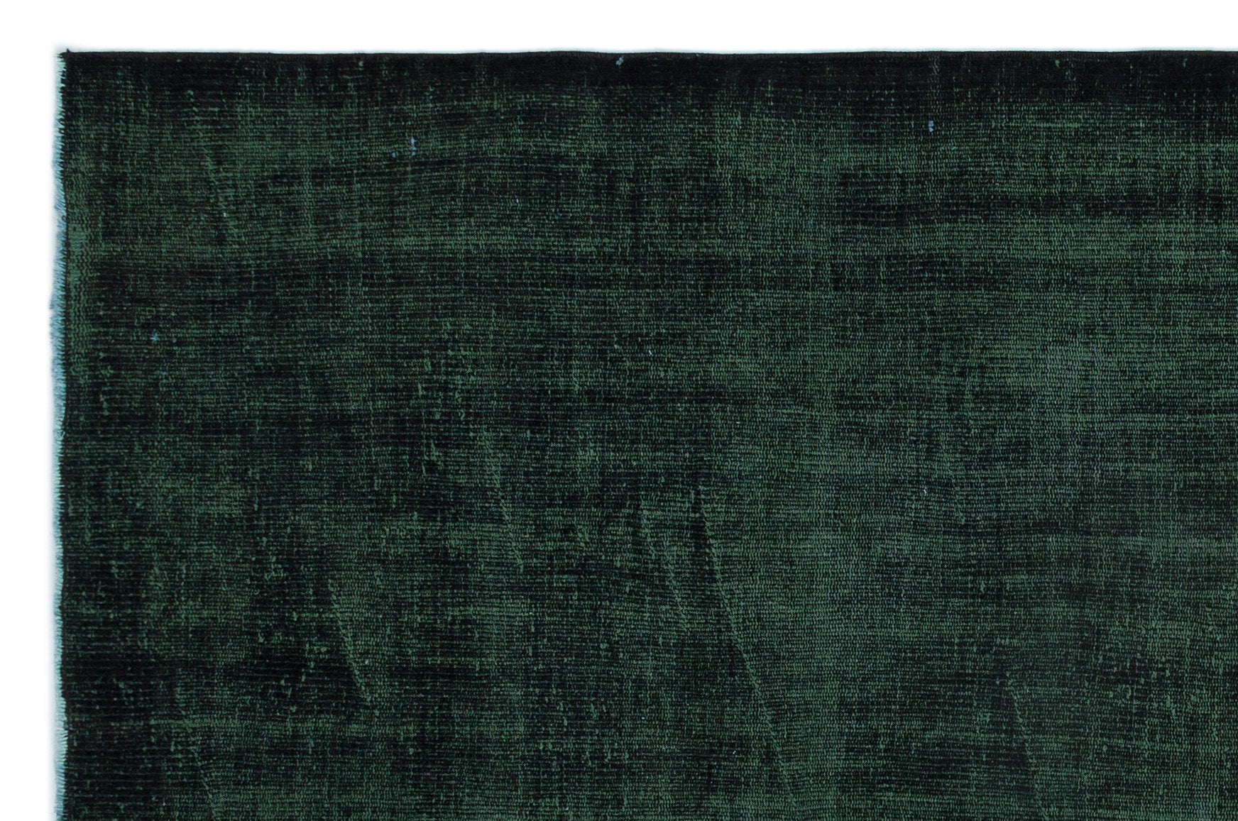 Black Over Dyed Vintage Rug 5'2'' x 8'1'' ft 158 x 246 cm