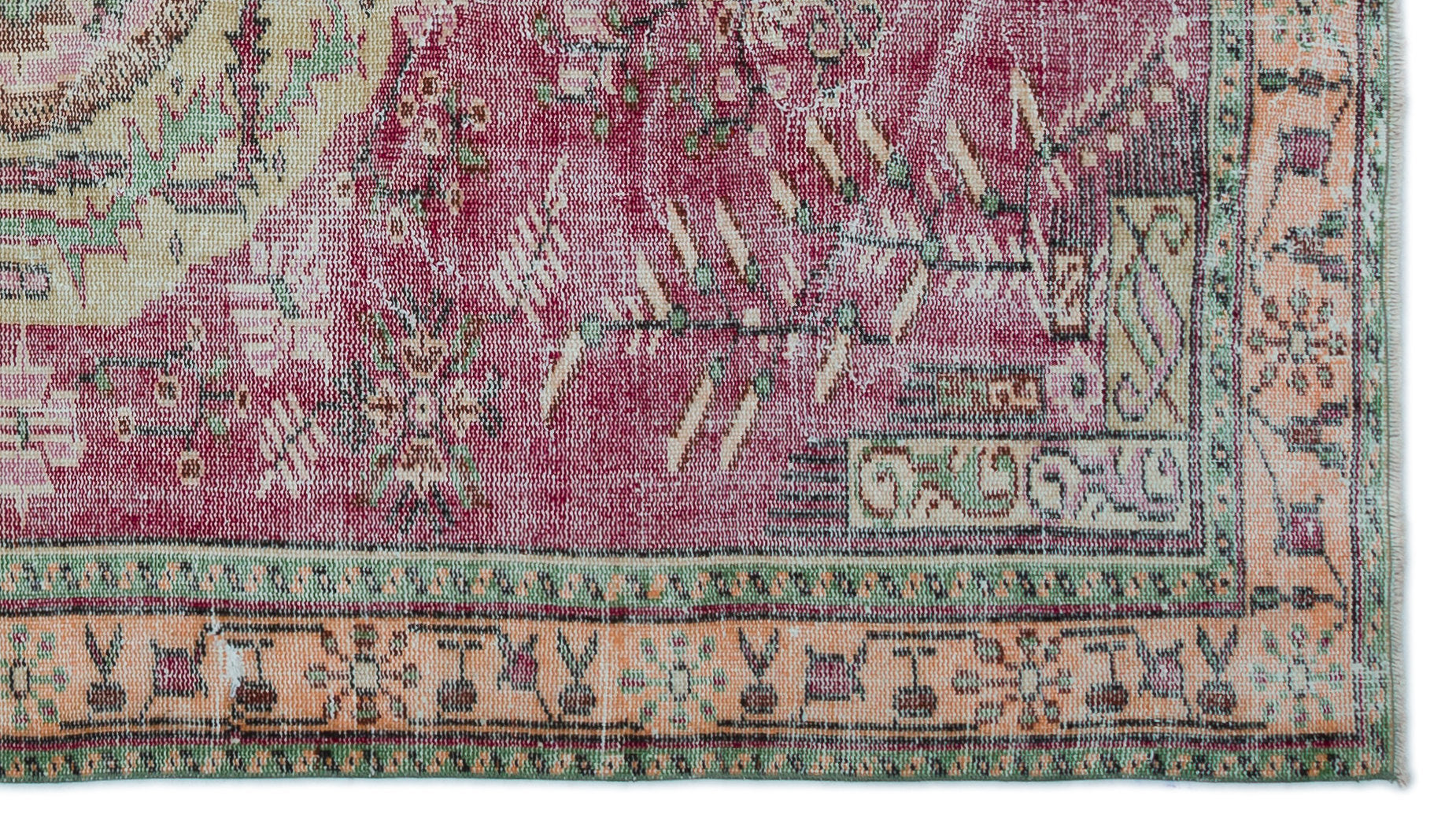 Naturel Over Dyed Vintage Rug 4'10'' x 8'7'' ft 148 x 262 cm
